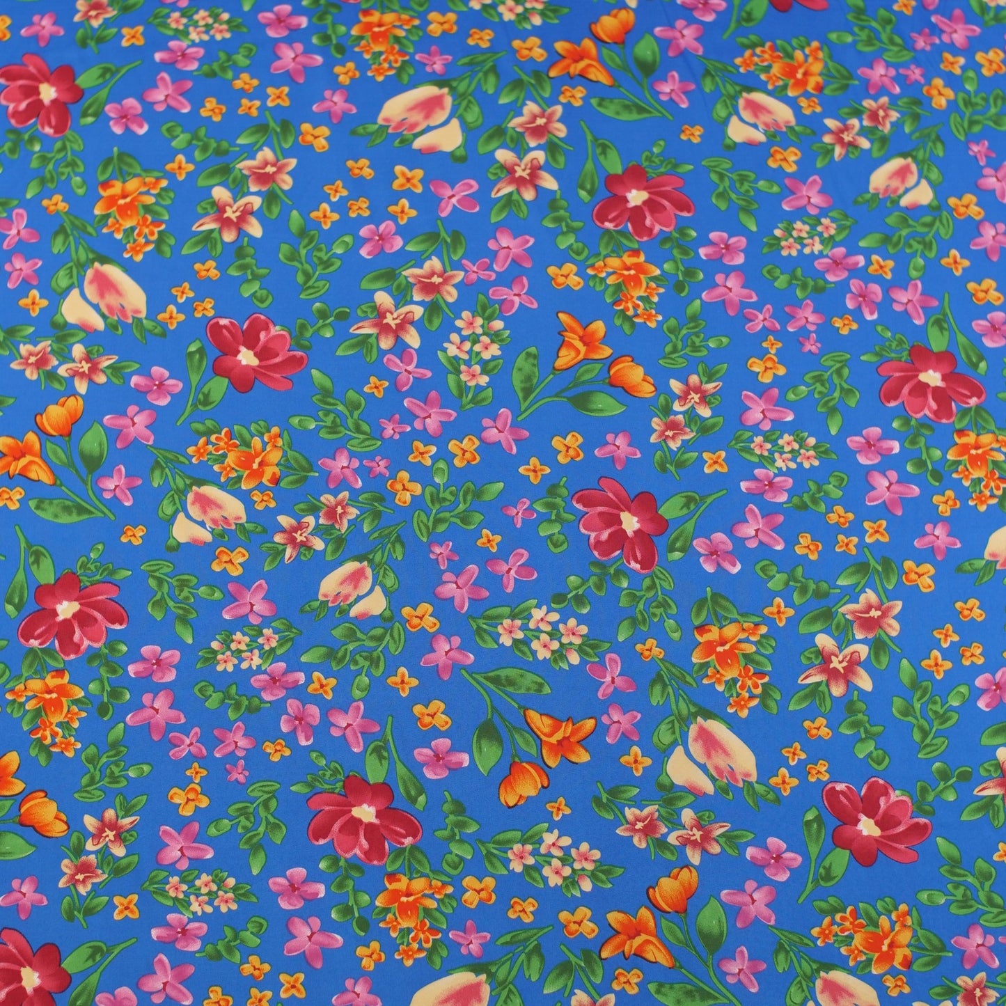 MICRO FOURWAY ESTAMPADO AZUL SURF FLOREADO TROPICAL