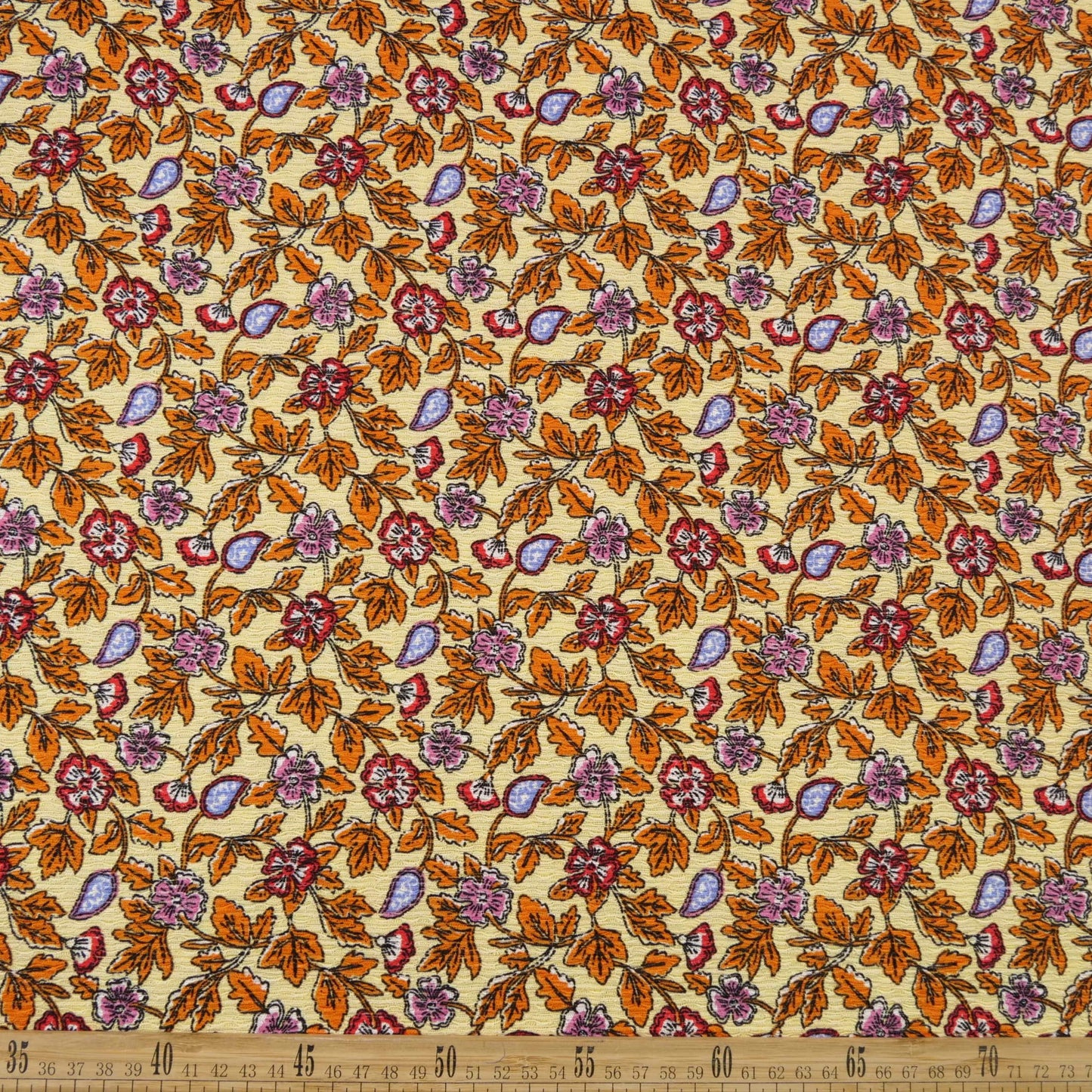 DRAPE ESTAMPADO AMARILLO CERA