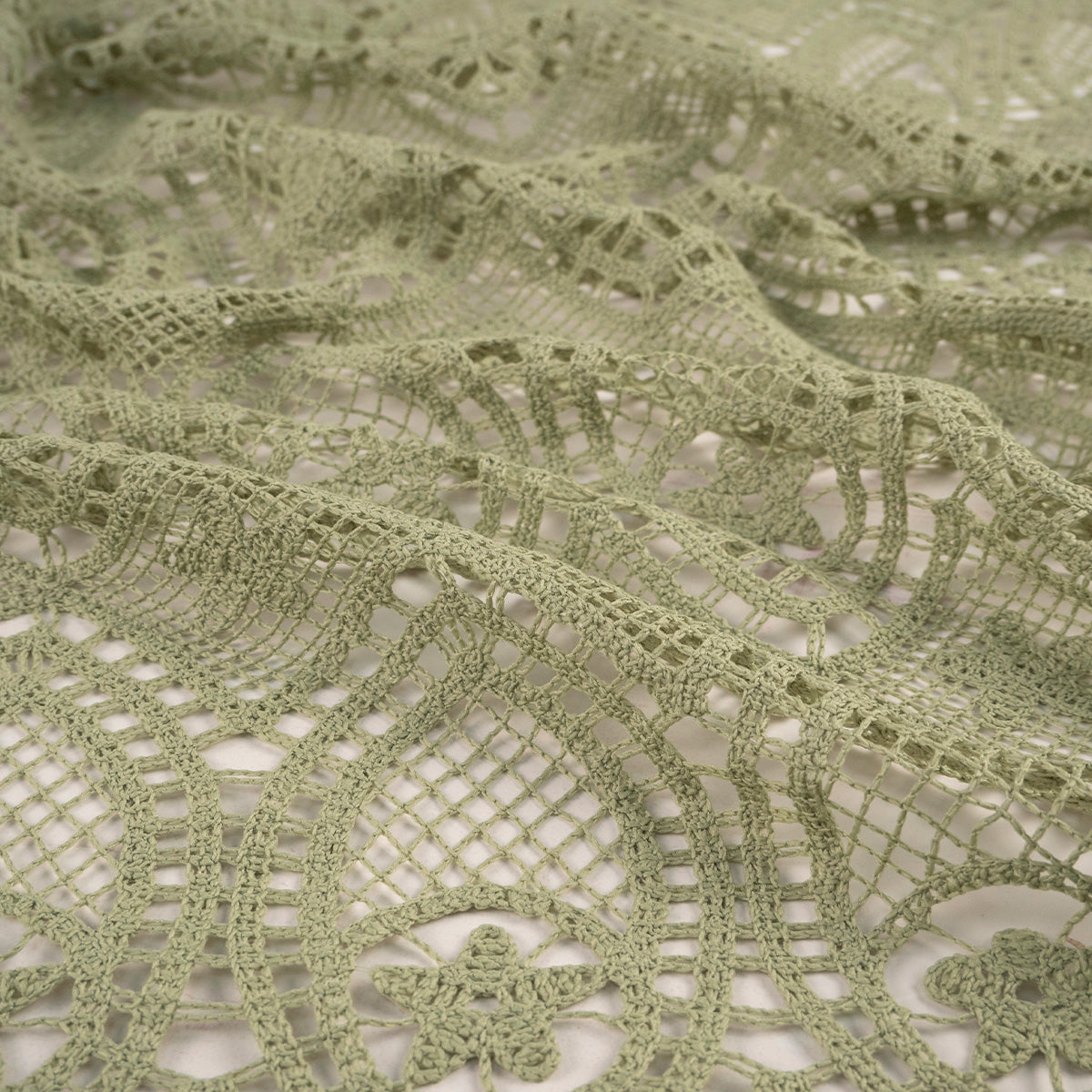 MACRAME BLANCO VERDE RESEDA