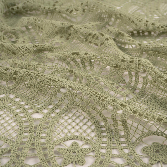 MACRAME BLANCO VERDE RESEDA