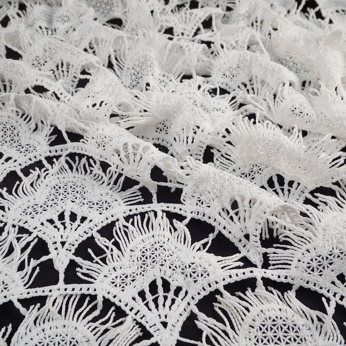 MACRAME BLANCO AZULADO