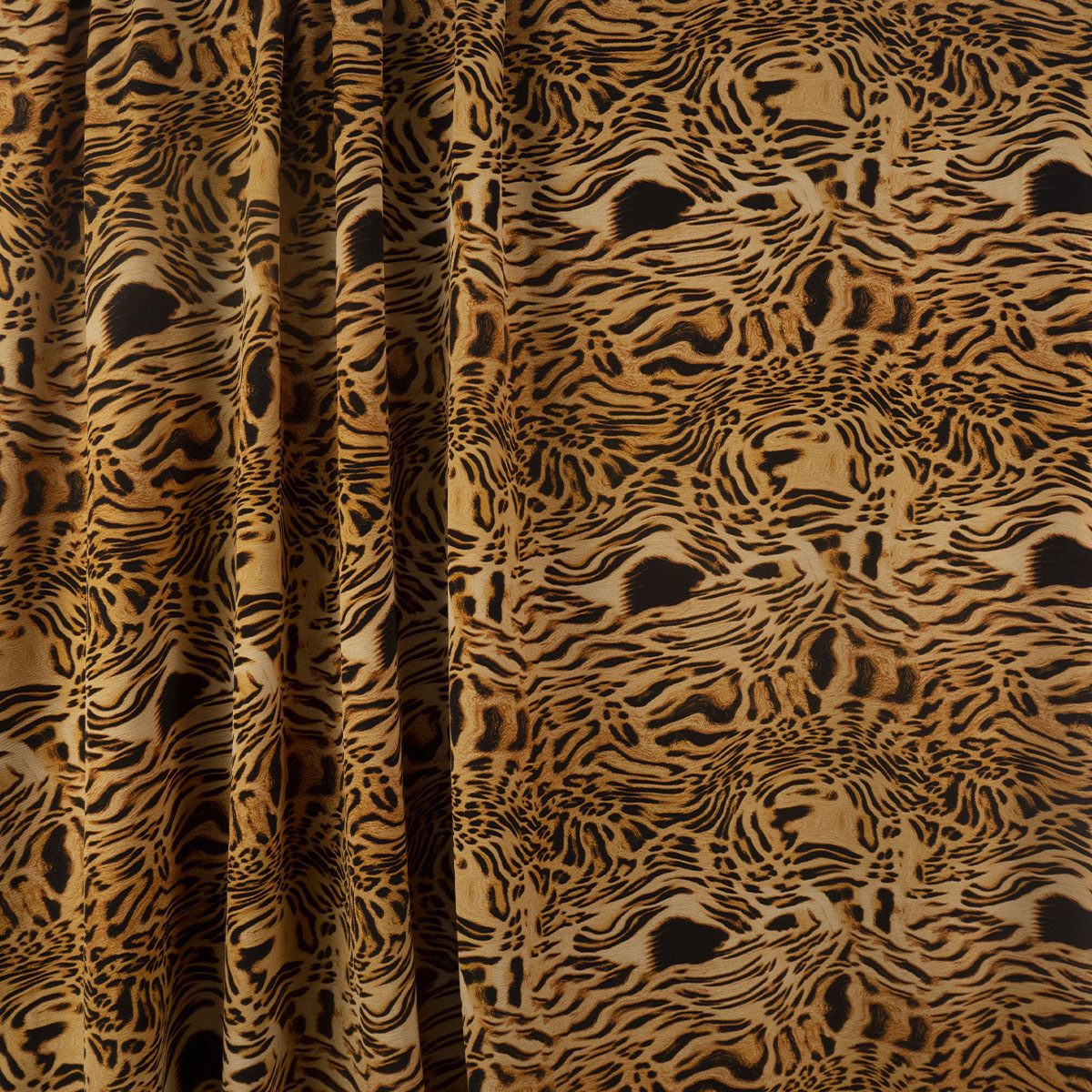 CREPE CEY ESTAMPADO BEIGE TOSTADO ANIMAL PRINT