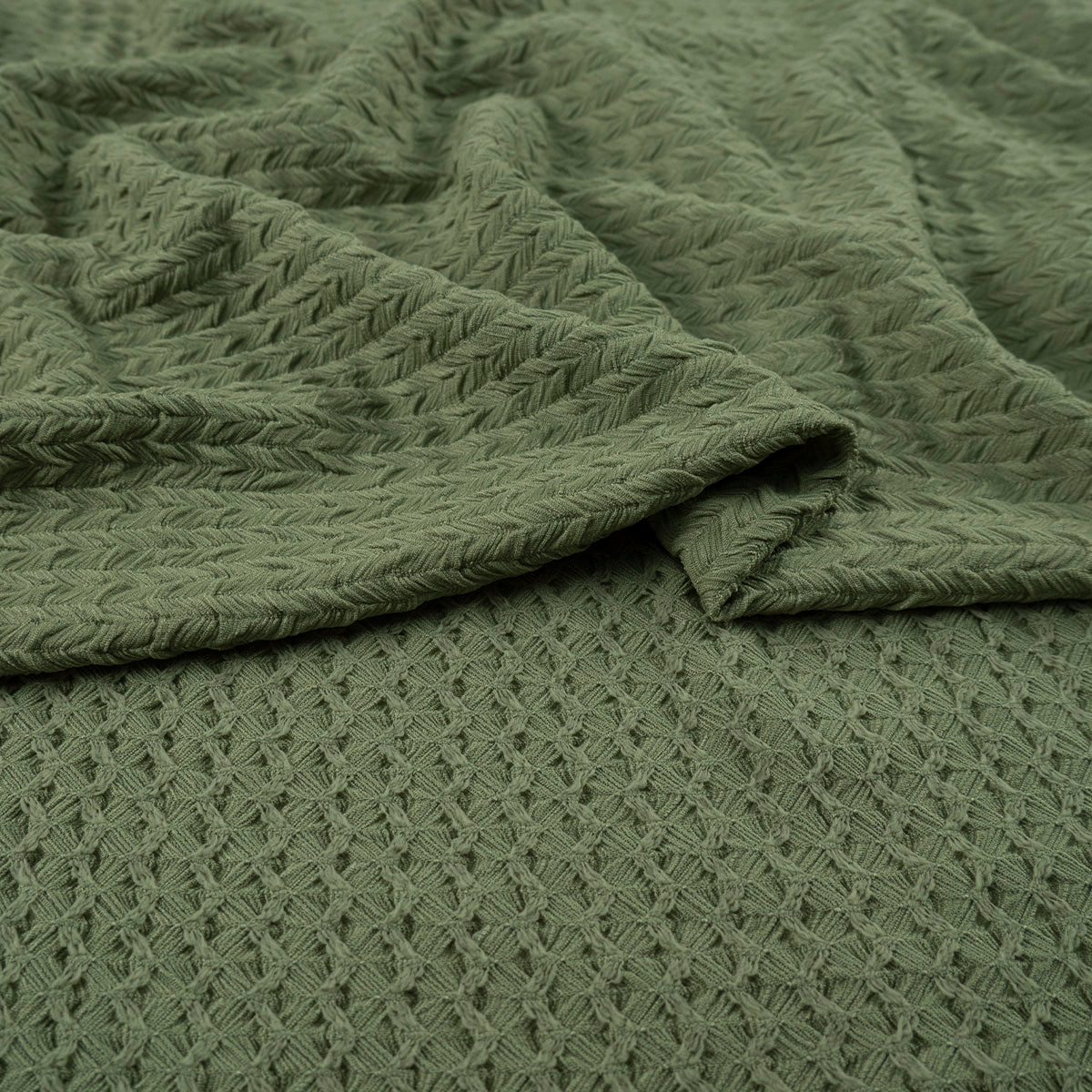 CREPE DRAPE ESPIGA VERDE MUERDAGO