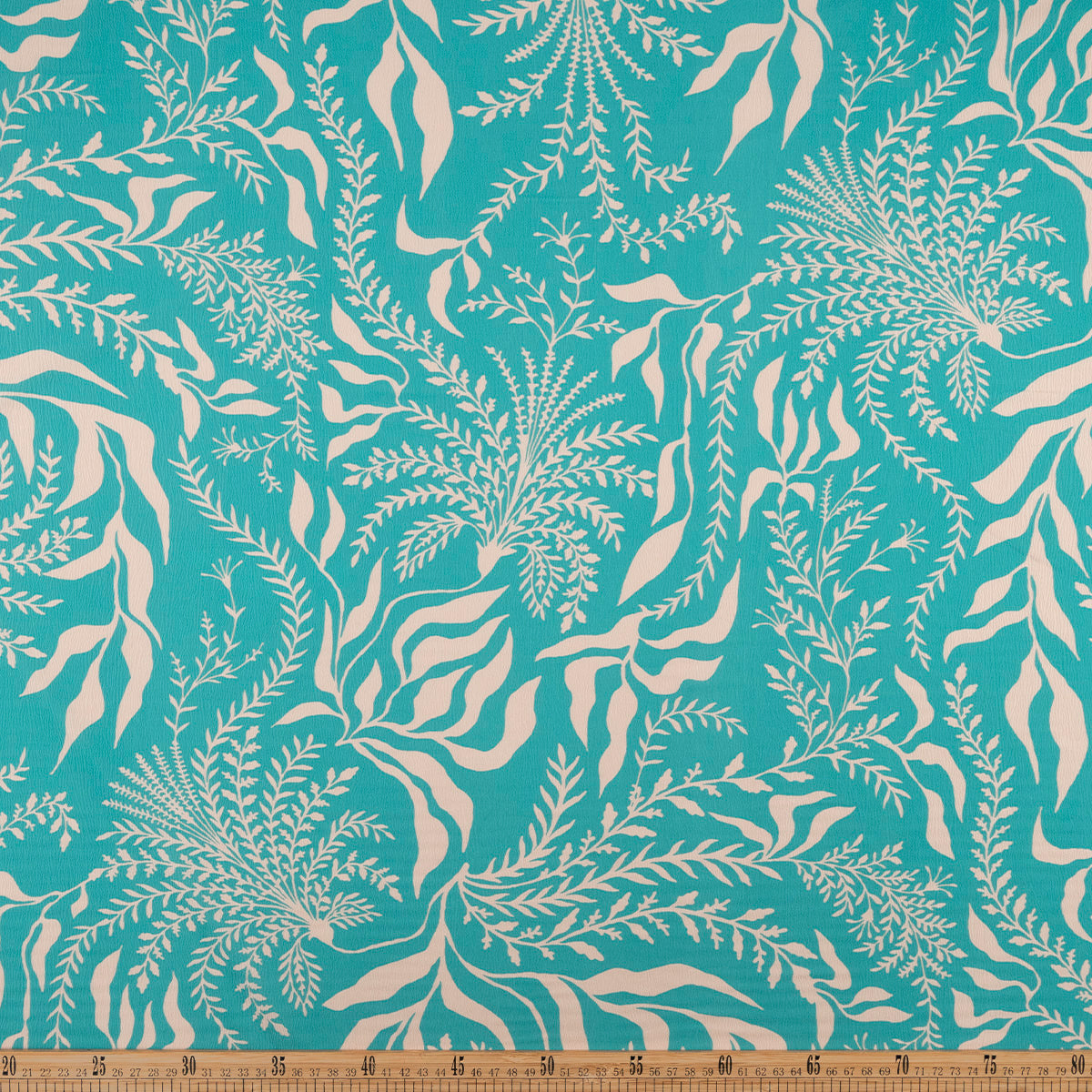 CREPE LAUREN ESTAMPADO VERDE CERAMICA BOTANICO
