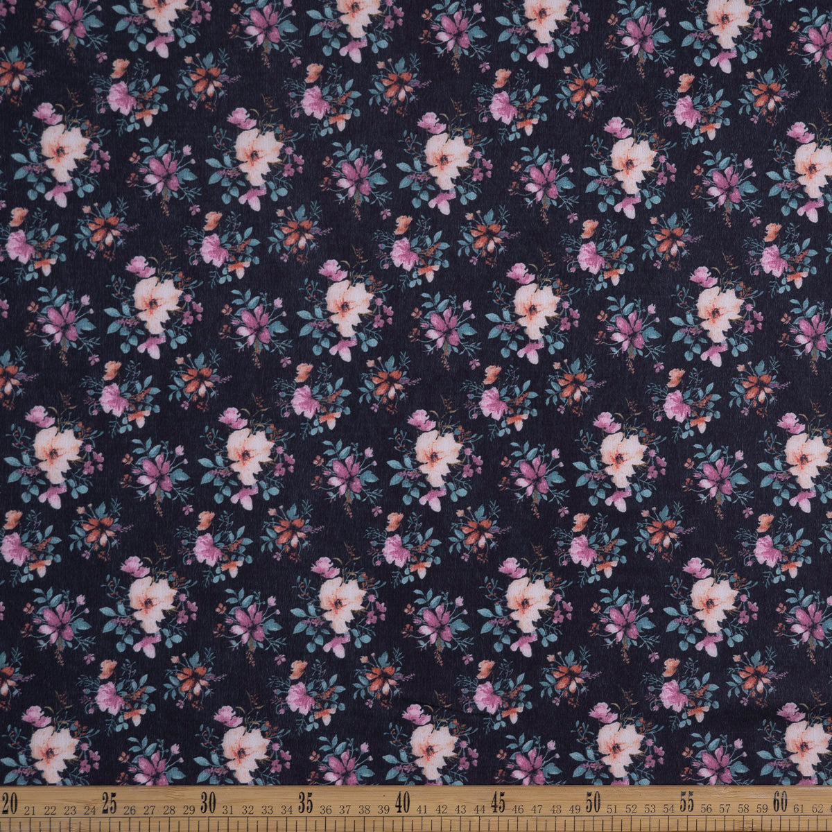 CREPE LAUREN ESTAMPADO AZUL INDIGO MOOD FLORAL