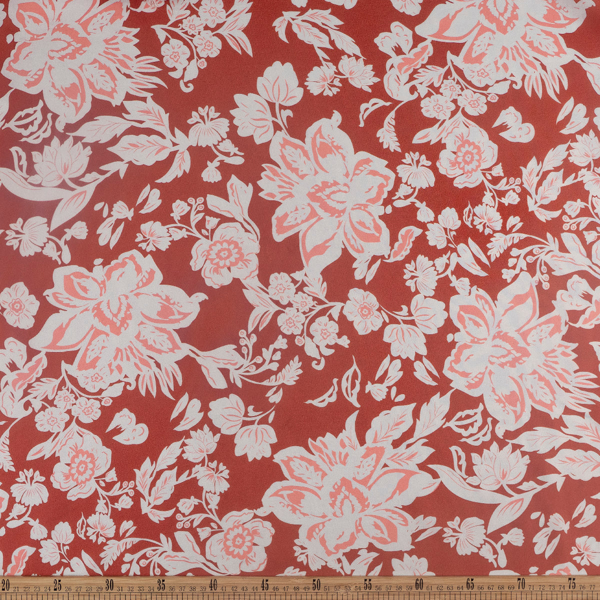 CREPE GILLY DIGITAL PRINT ROJO ARCILLA FLORAL