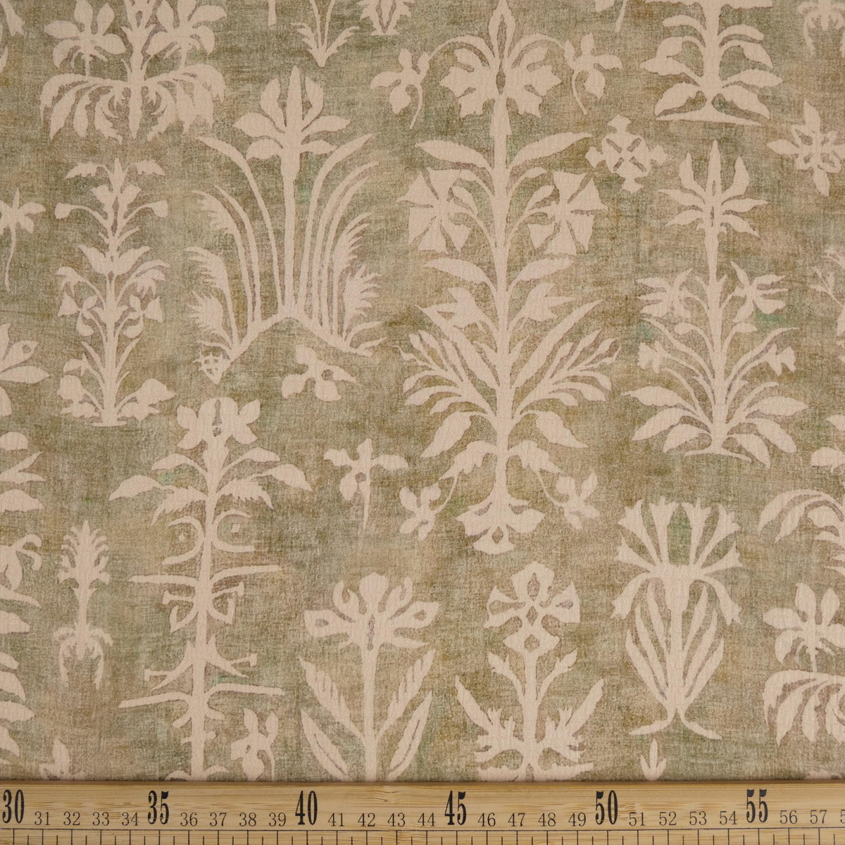 ZARA DIGITAL PRINT VERDE MUSGO TE ELEMENTOS BOTANICOS