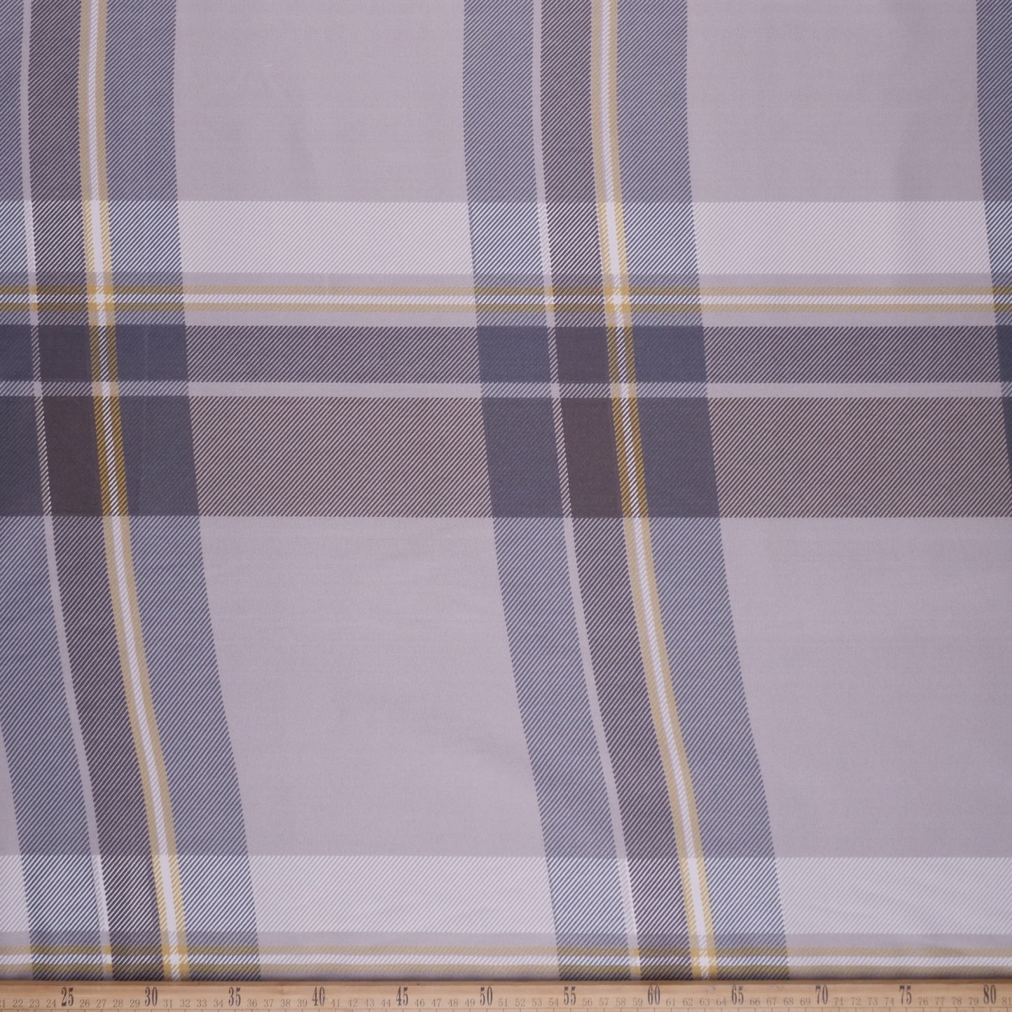 PERCAL ESTAMPADO GRIS MAGNET CUADRILLE CON RAYAS