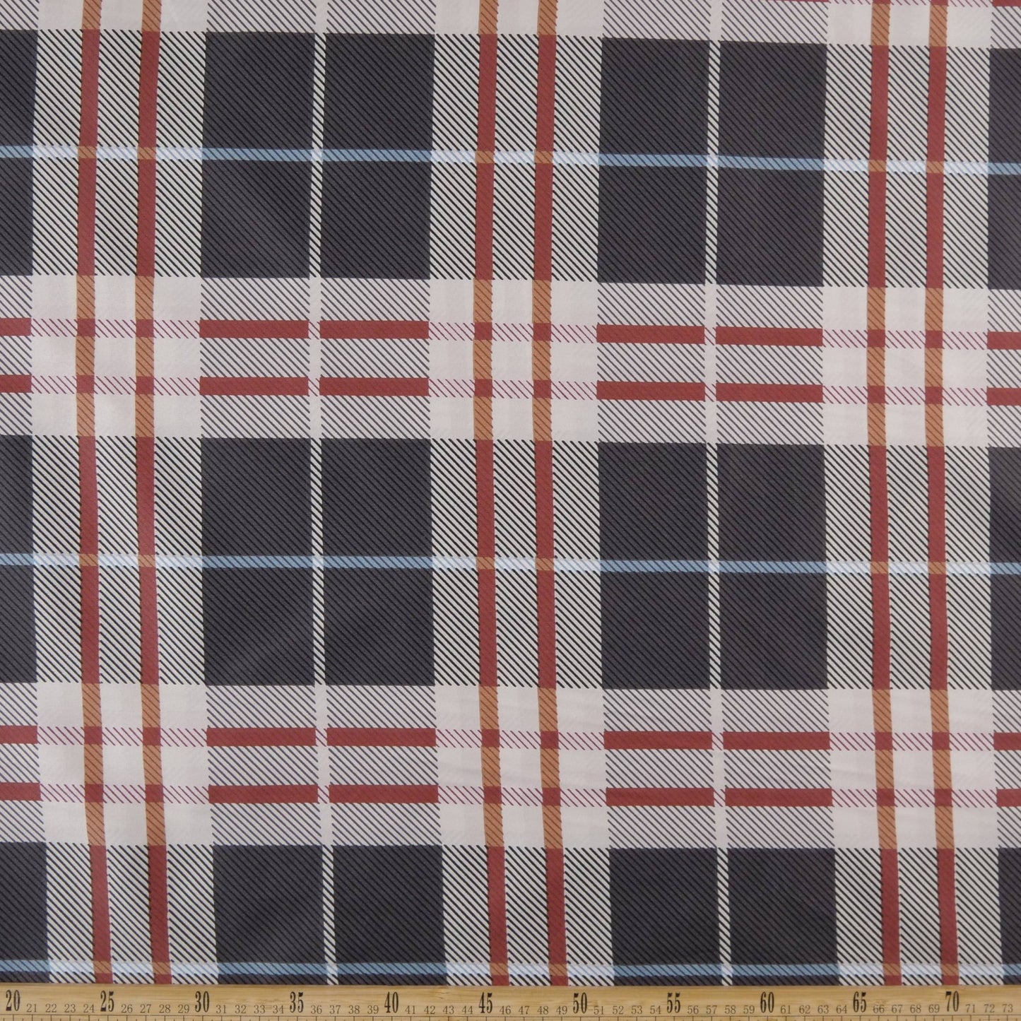 PERCAL ESTAMPADO BLANCO ANTIGUO TARTAN