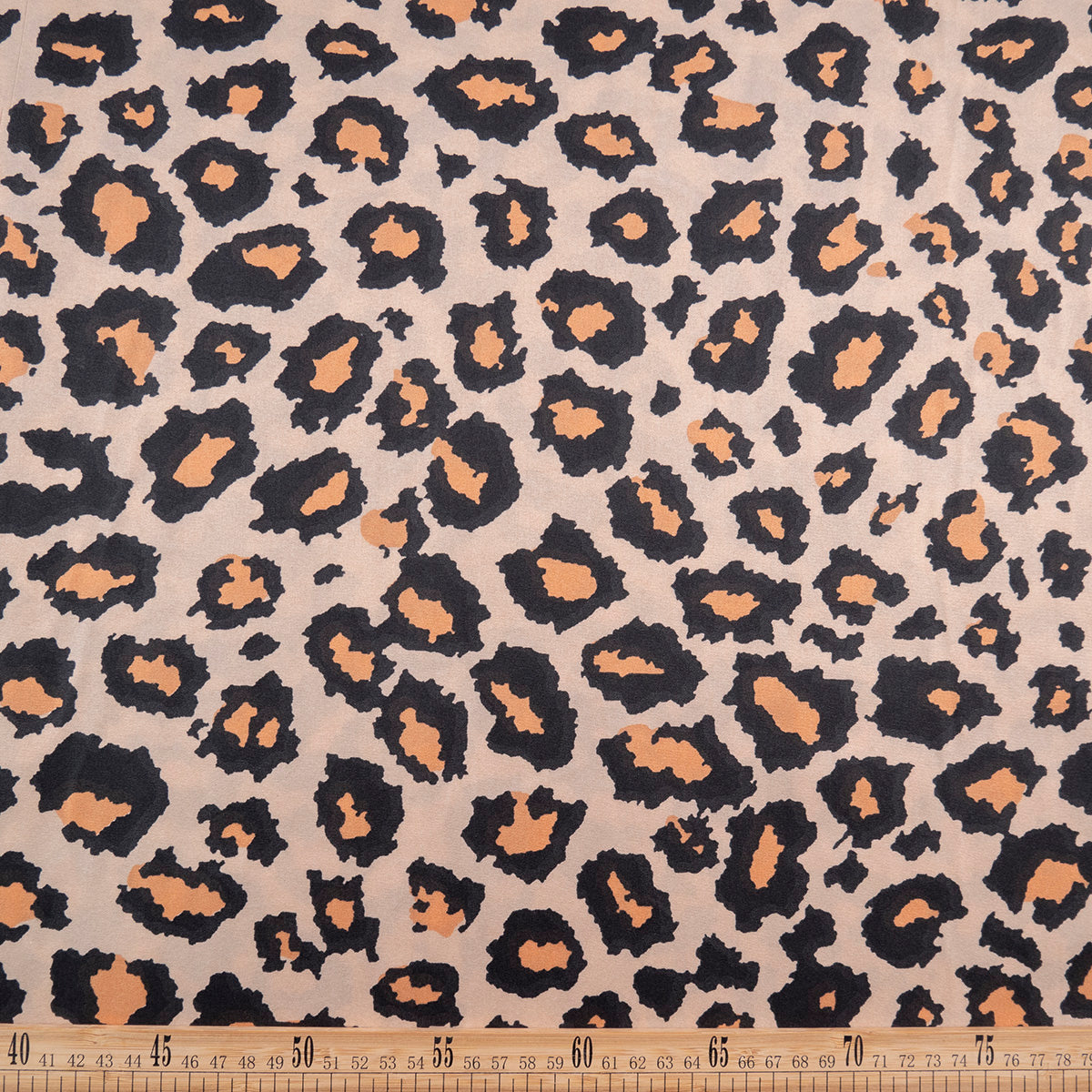 PERCAL ESTAMPADO BEIGE HELECHO ANIMAL PRINT