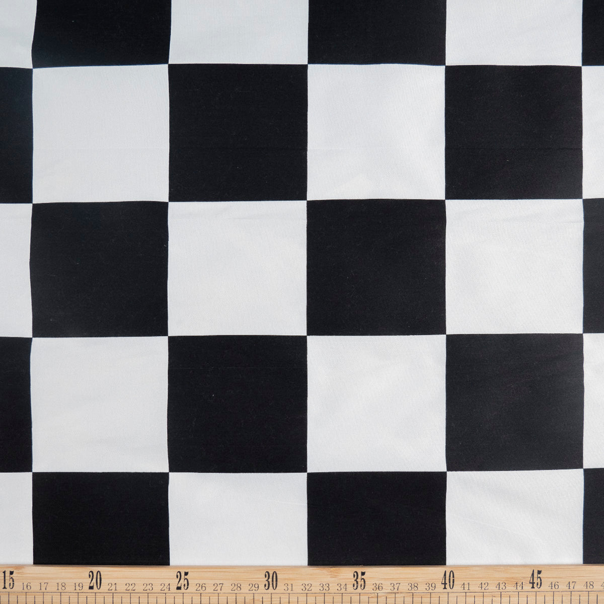 PERCAL ESTAMPADO BLANCO BRILLANTE AJEDREZ