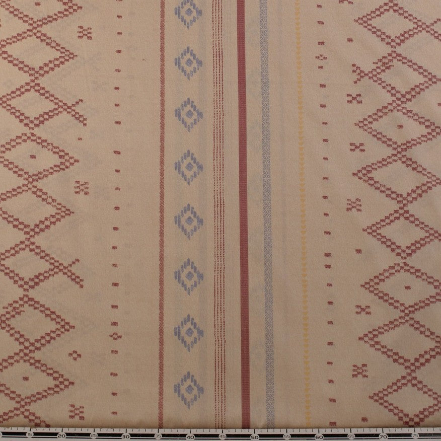 PERCAL 200 HILOS ESTAMPADA AMARILLO CERA DISEÑO TRIBAL