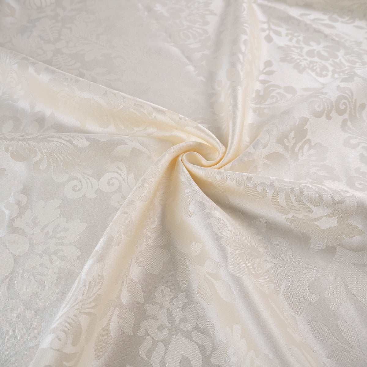 BROCATO BLANCO PAPIRO FLORES Y HOJAS