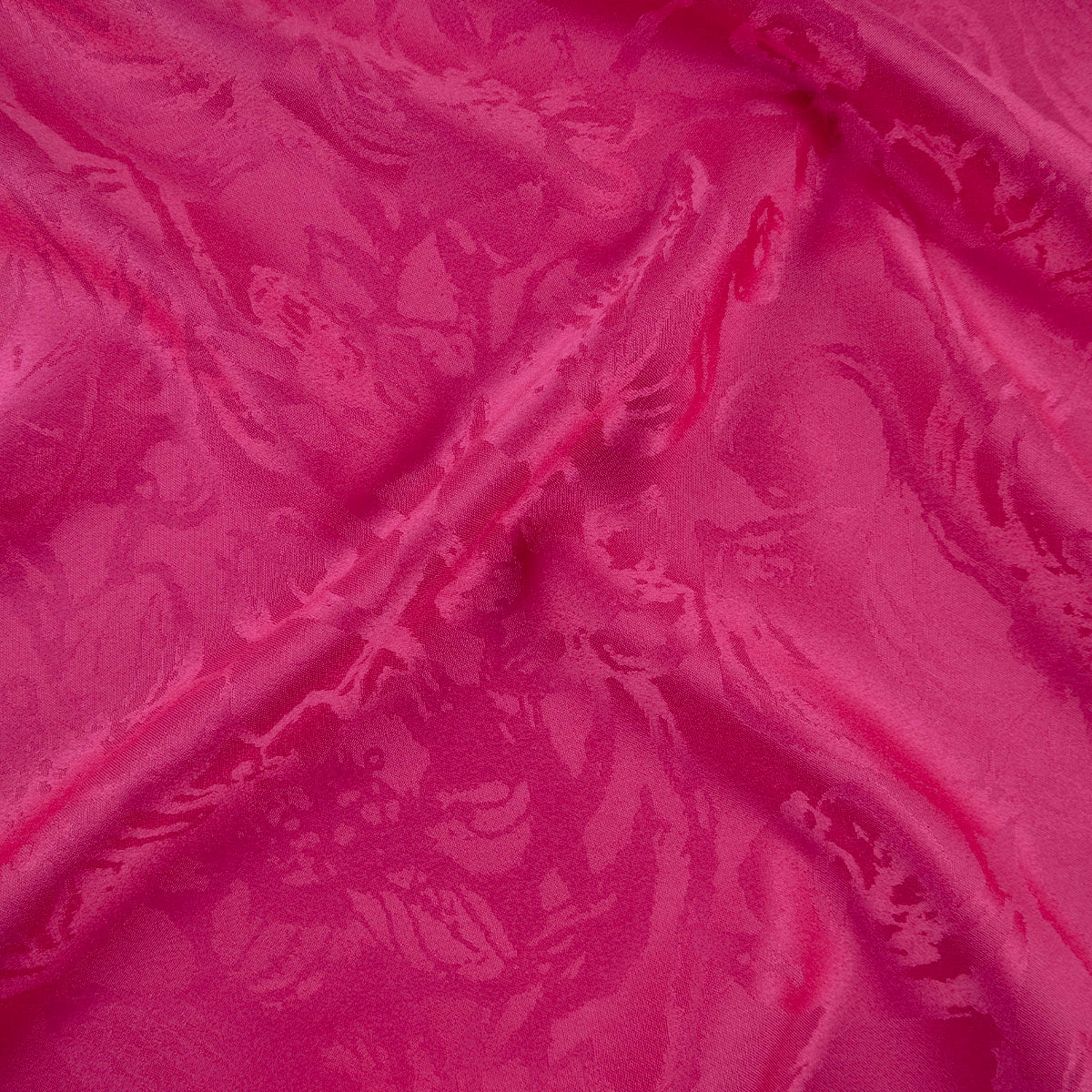 BROCATO FUCSIA FLAMBE CON FLORES GRANDES