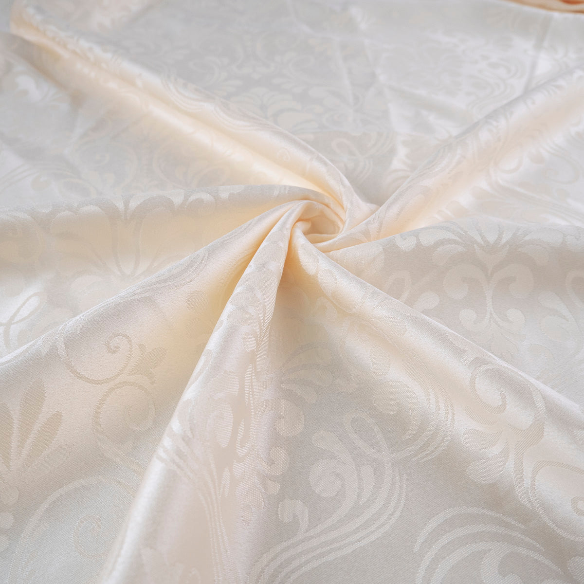 BROCATO BLANCO PAPIRO CON HOJAS