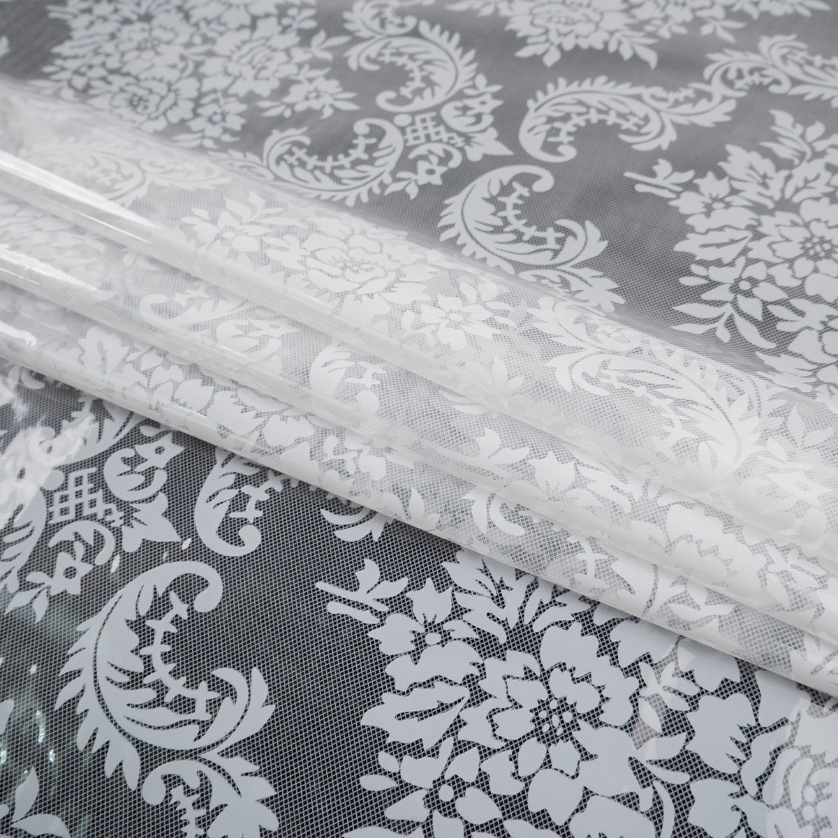 PVC ESTAMPADO BLANCO BRILLANTE