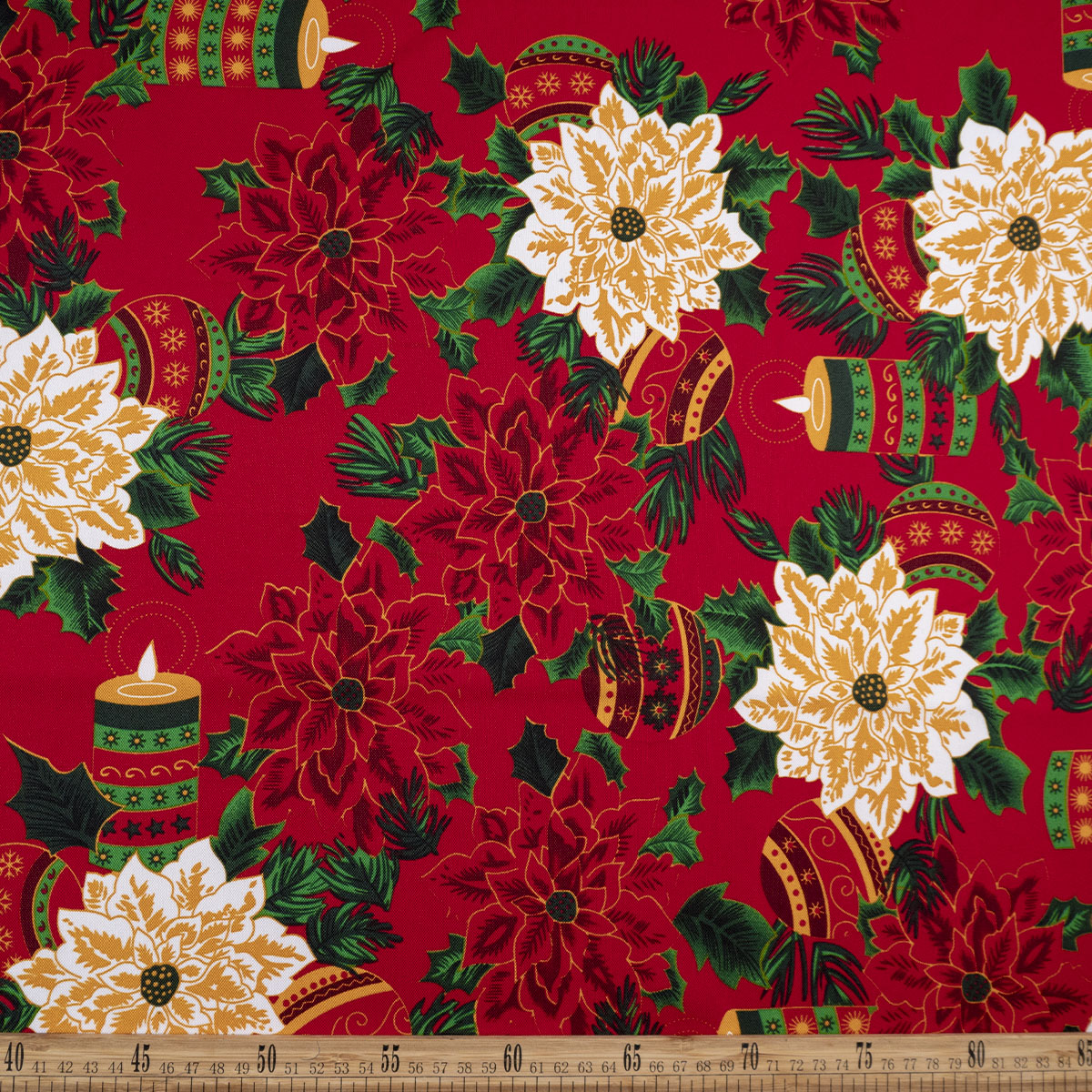 MANTELERIA NAVIDAD ROJO MARTE