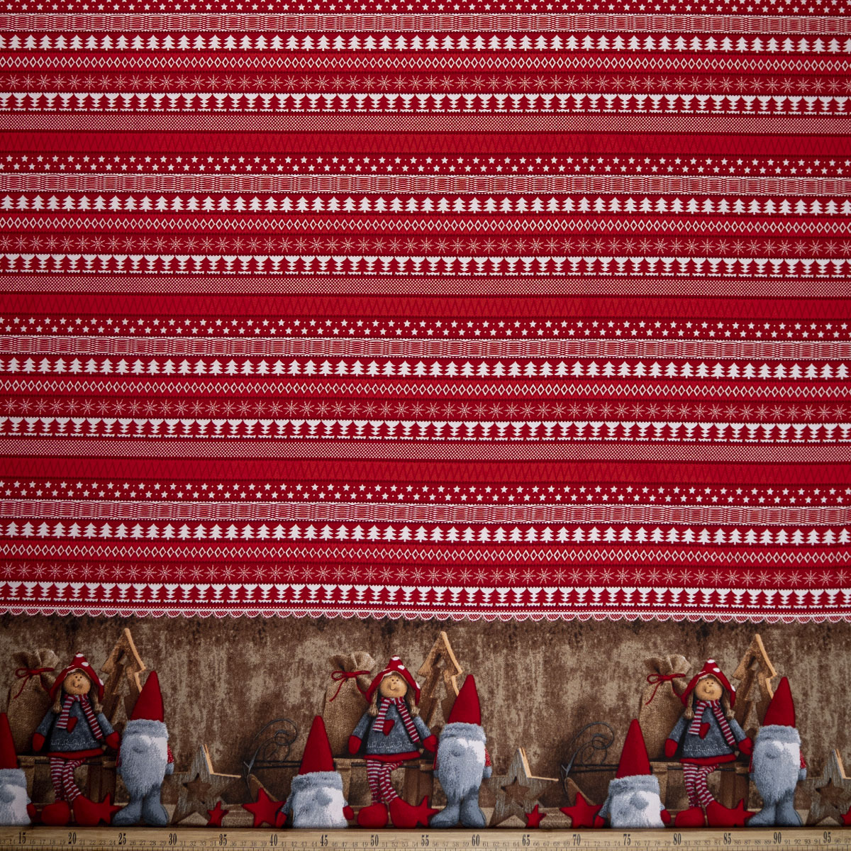 MANTELERIA NAVIDAD ROJO CARMESI