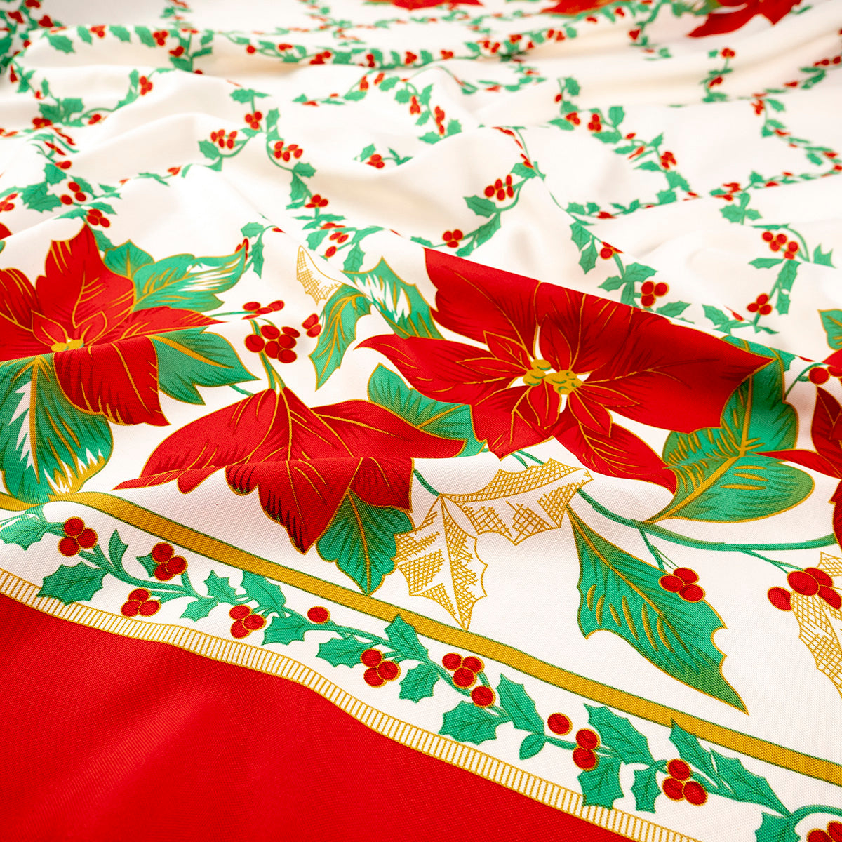 MANTELERIA NAVIDAD BLANCO PAPIRO