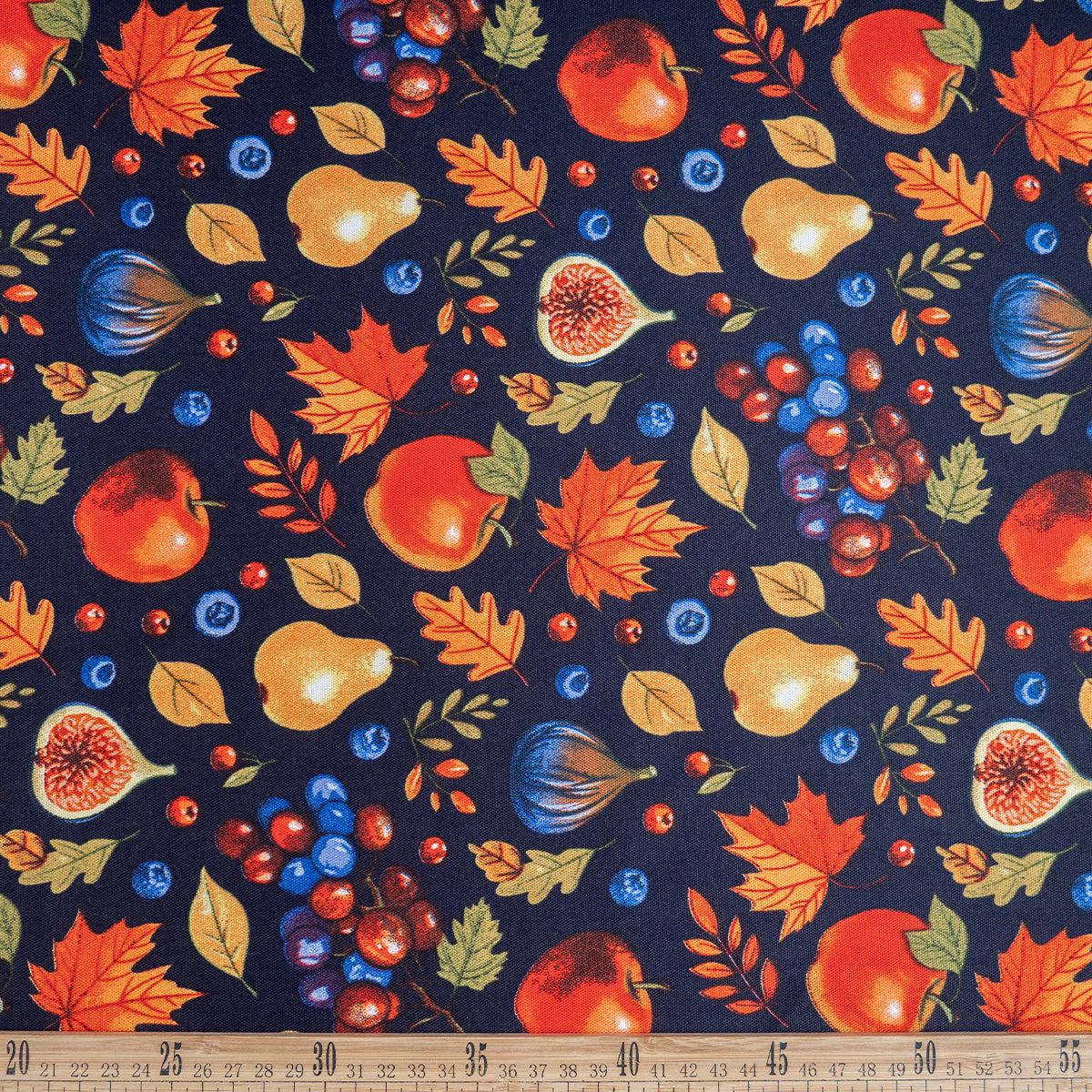 MANTELERIA ESTAMPADA AZUL ECLIPSE TOTAL FRUTAS