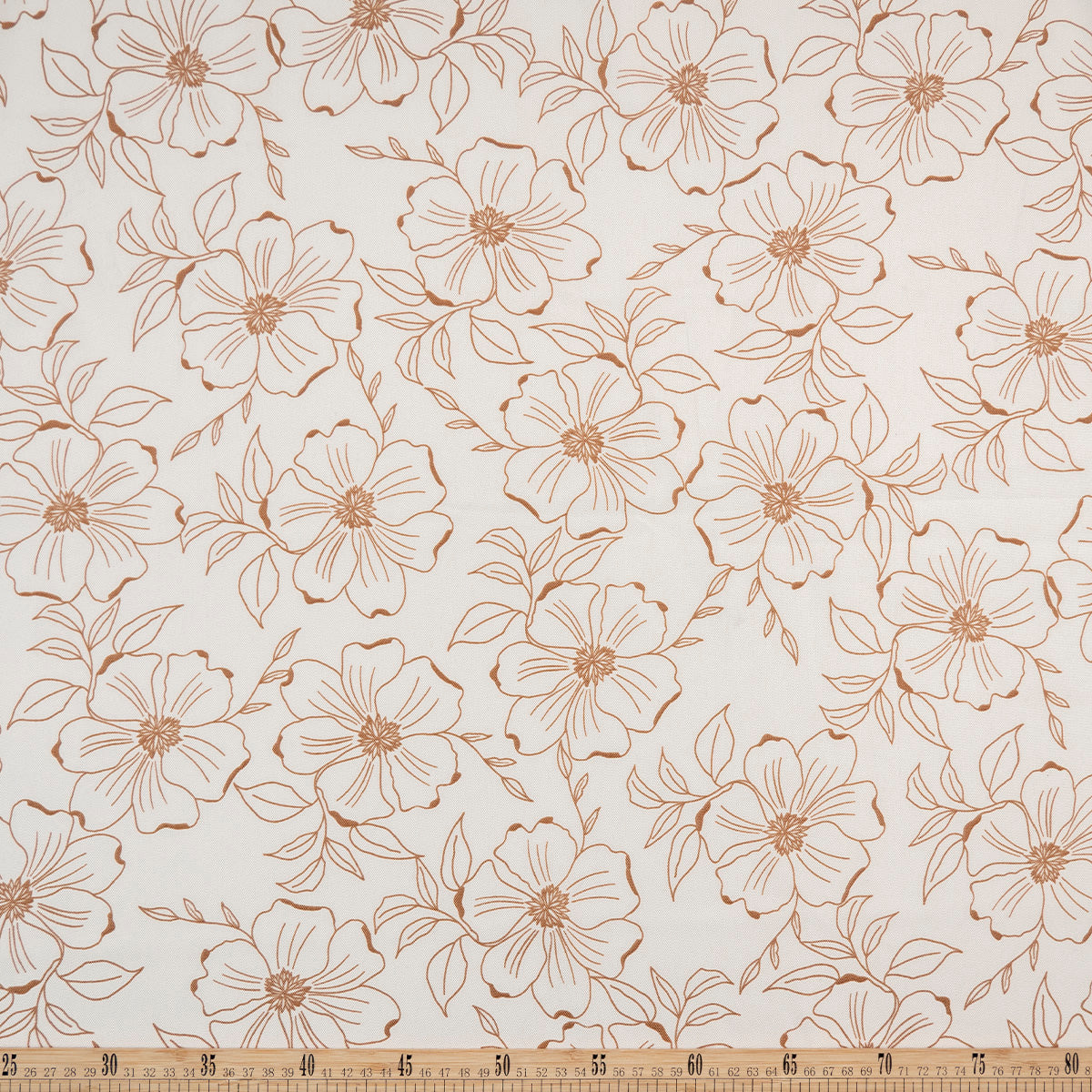 MANTELERIA ESTAMPADA BLANCO PAPIRO