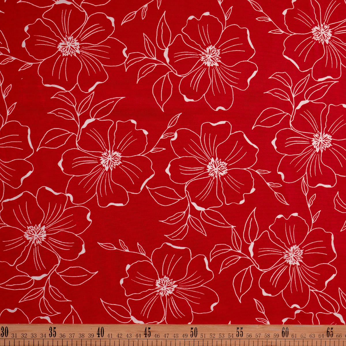 MANTELERIA ESTAMPADA ROJO CARMESI