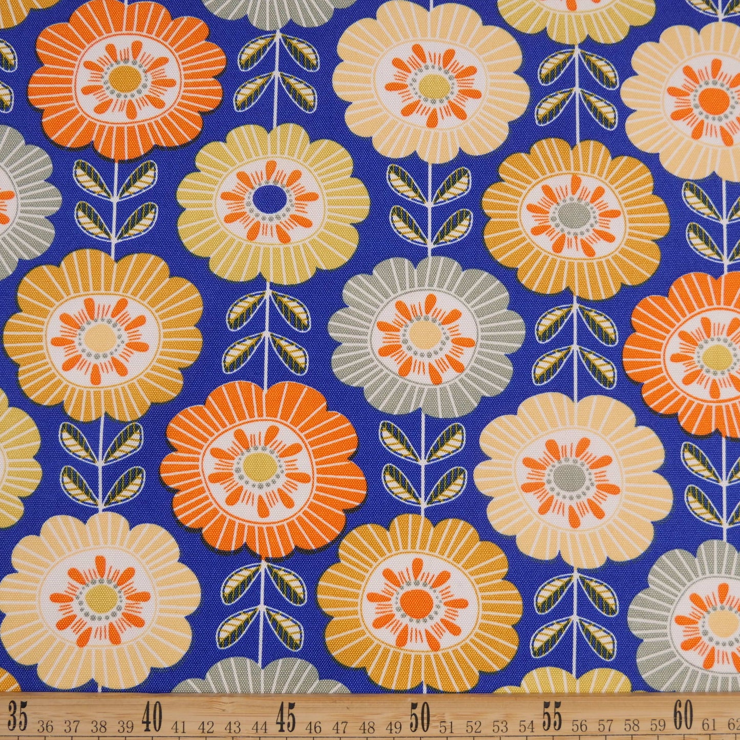 MANTELERIA ESTAMPADO AZUL OLIMPIA FLORAL RETRO