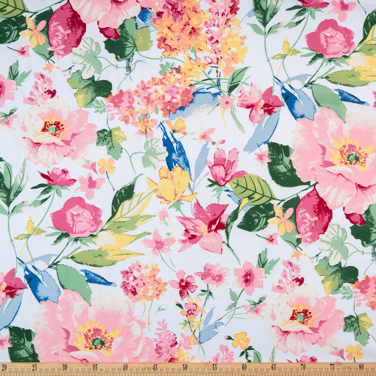 MANTELERIA ESTAMPADA ROSA CONFETTI CON FLORES