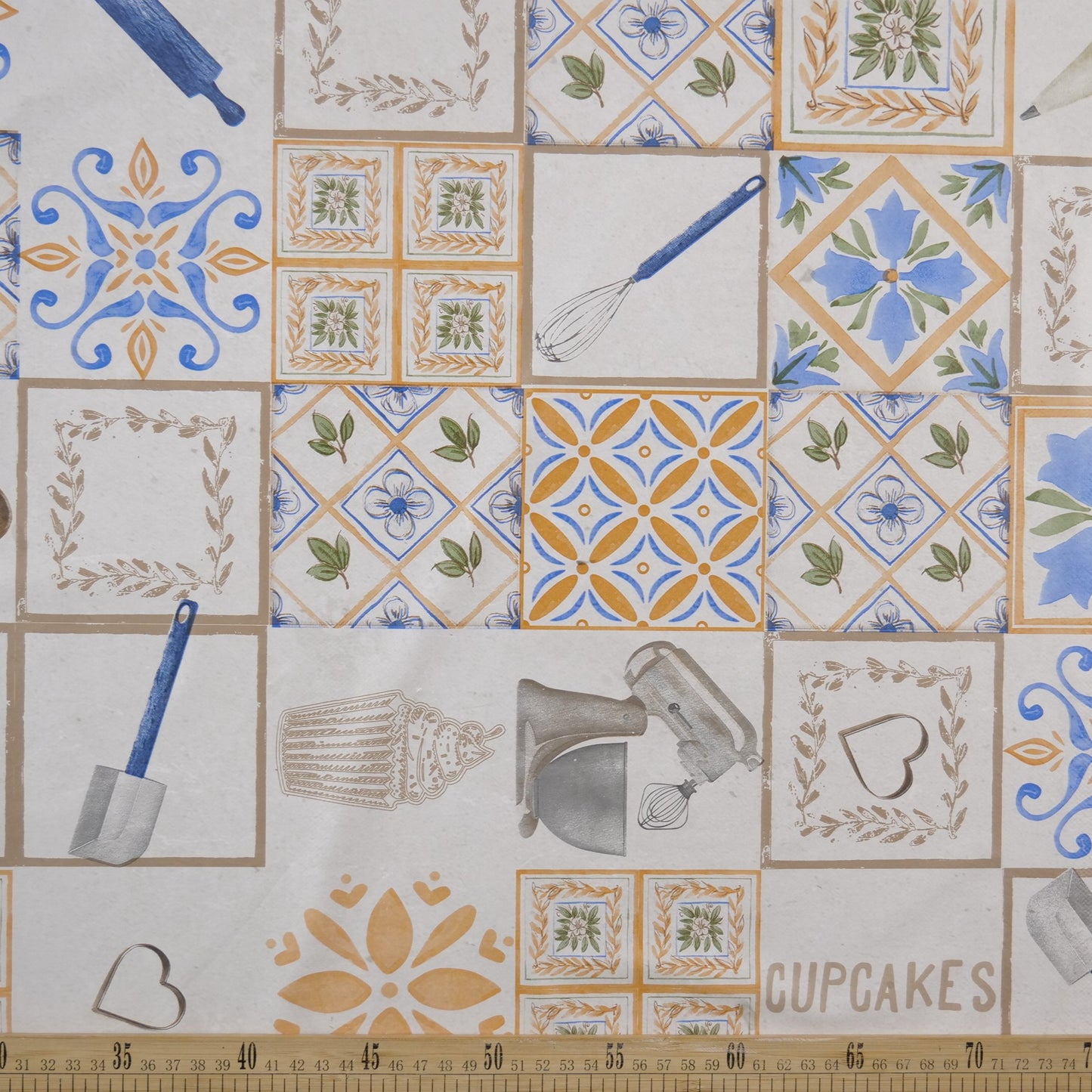 PVC DOBLE ESTAMPADO BLANCO BRILLANTE AZULEJOS