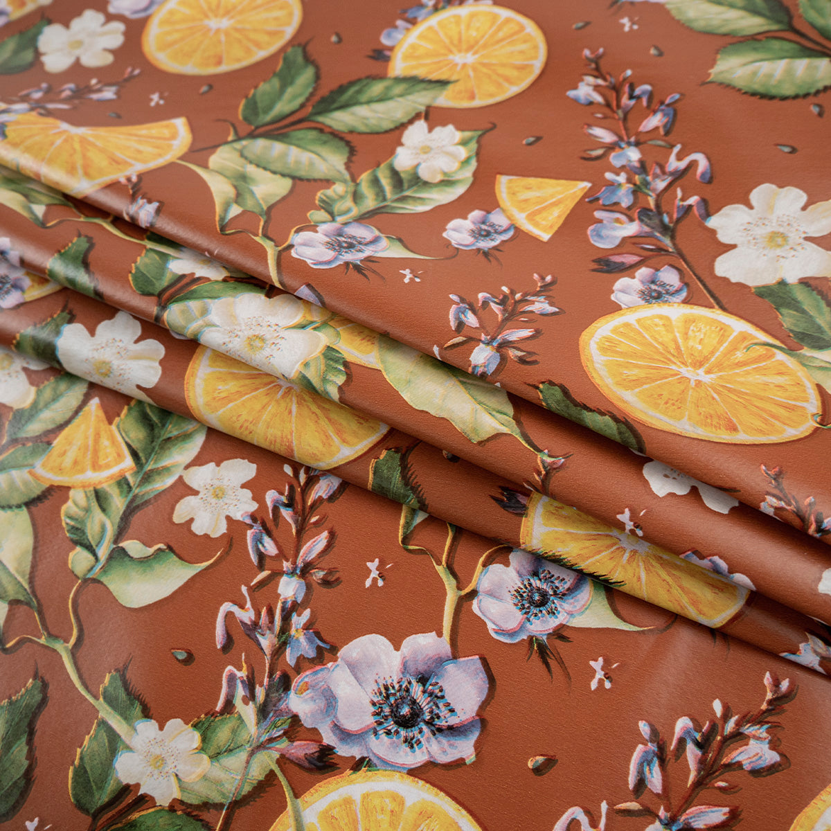 PVC DOBLE ESTAMPADO NARANJA