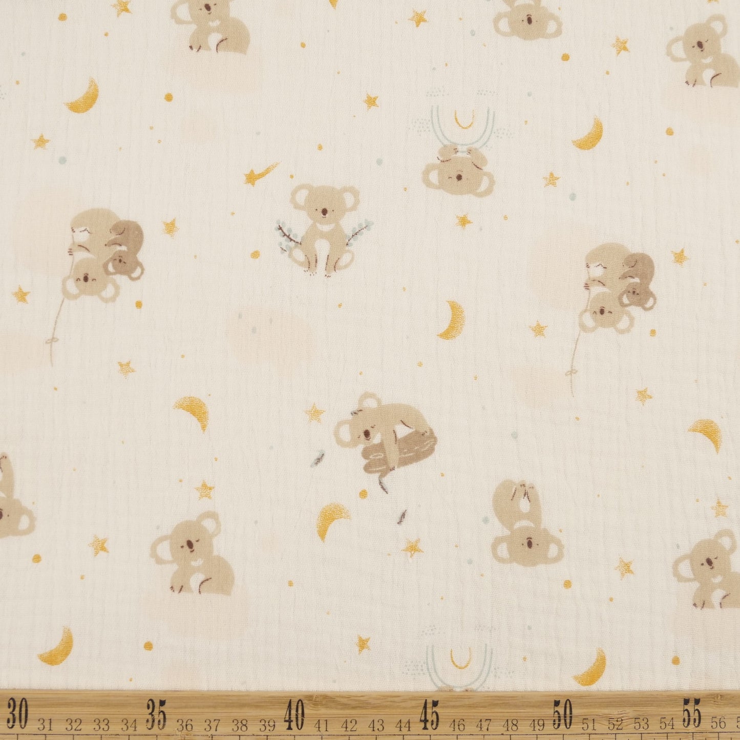 BABY COTTON INFANTIL AMARILLO CERA CON KOALAS