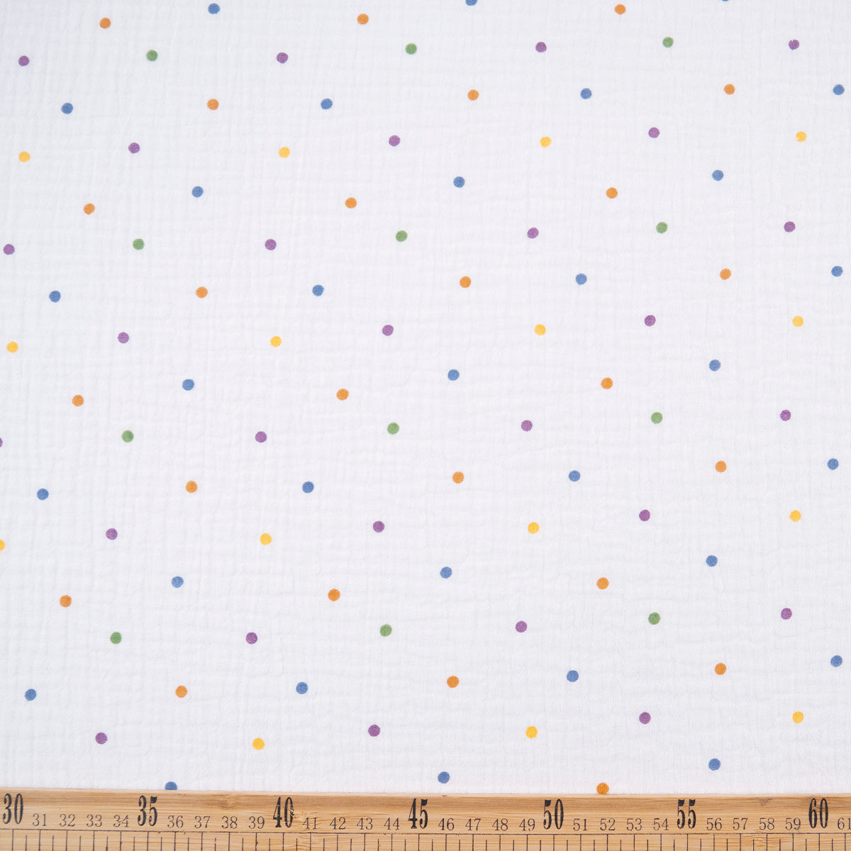 BABY COTTON INFANTIL BLANCO BRILLANTE MOTAS COLORIDAS