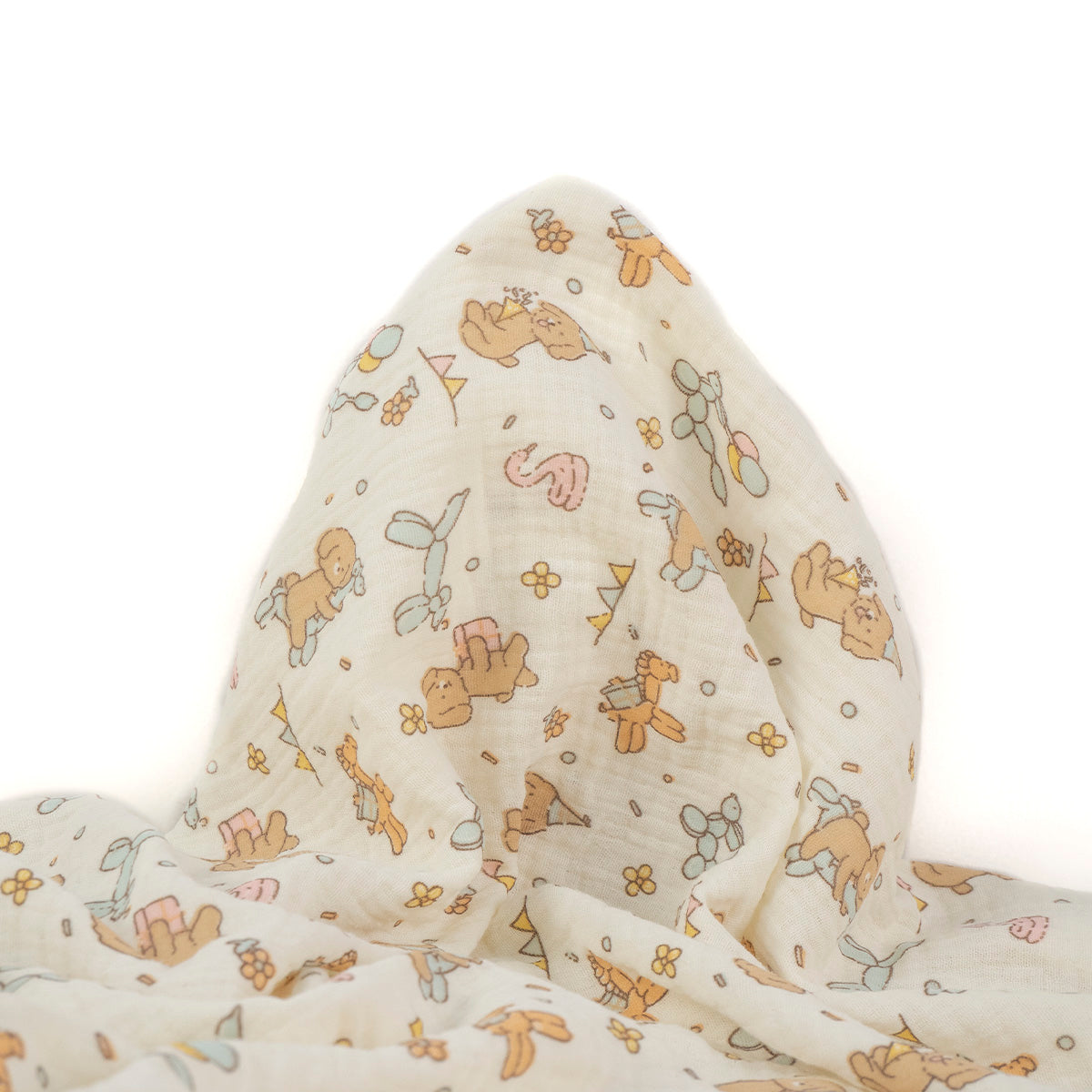 BABY COTTON INFANTIL BEIGE ARENA CLARA PERRITOS Y GLOBOS