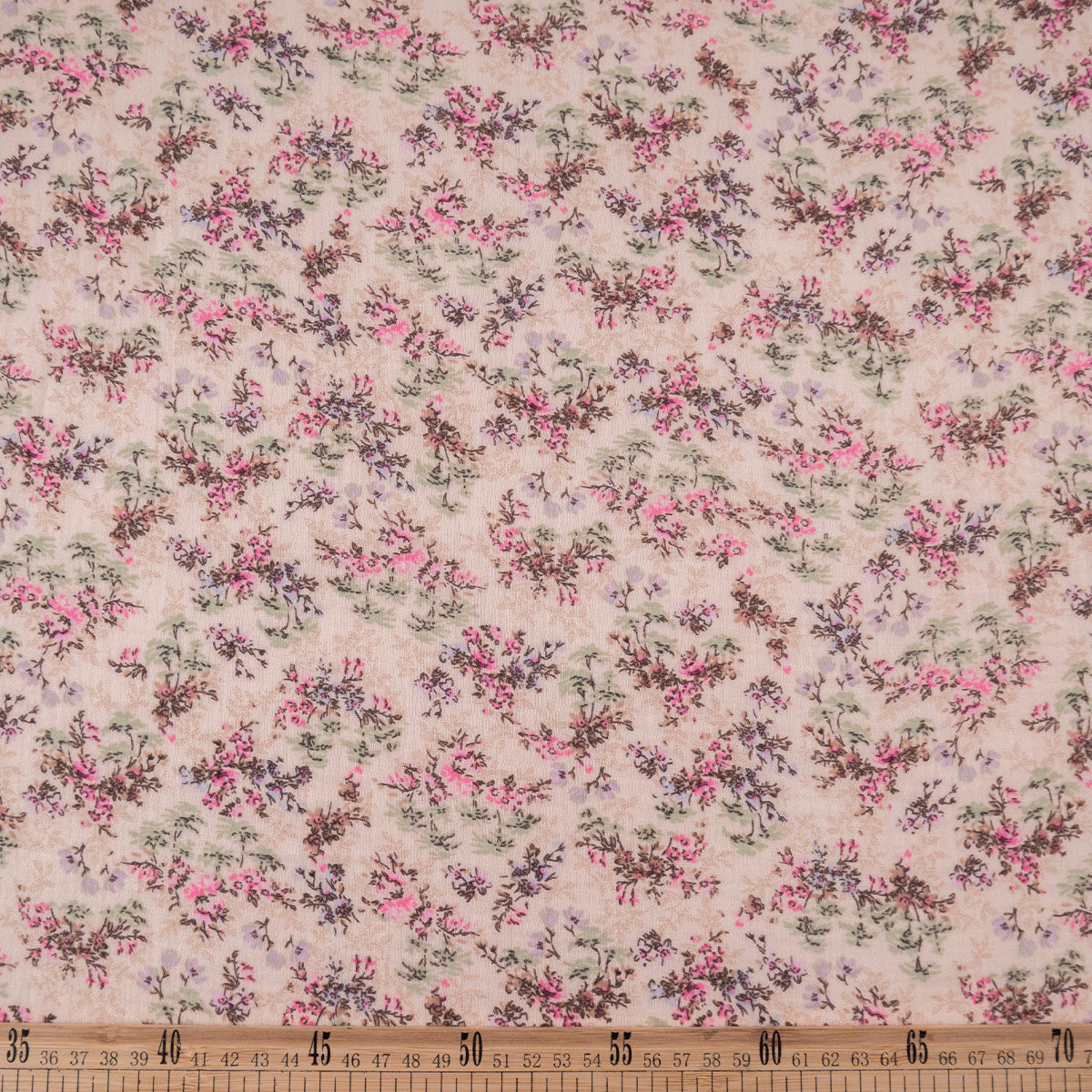 BABY COTTON INFANTIL ROSA FLORAL FLORES PEQUEÑAS EN ROSAS Y MORADAS