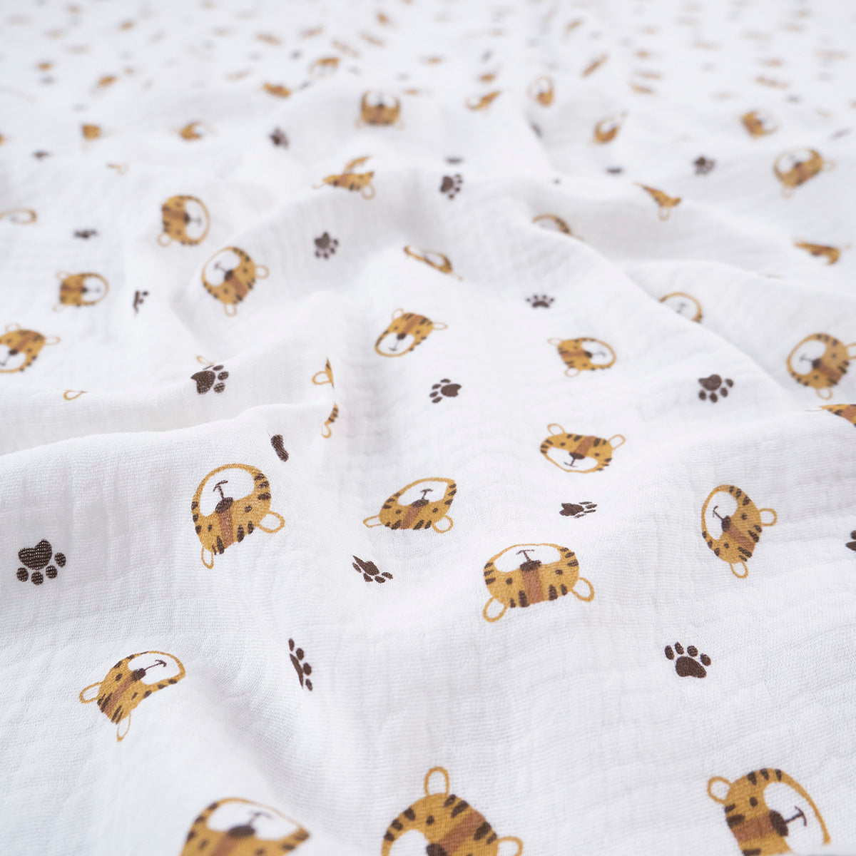 BABY COTTON INFANTIL BLANCO BRILLANTE LEONES