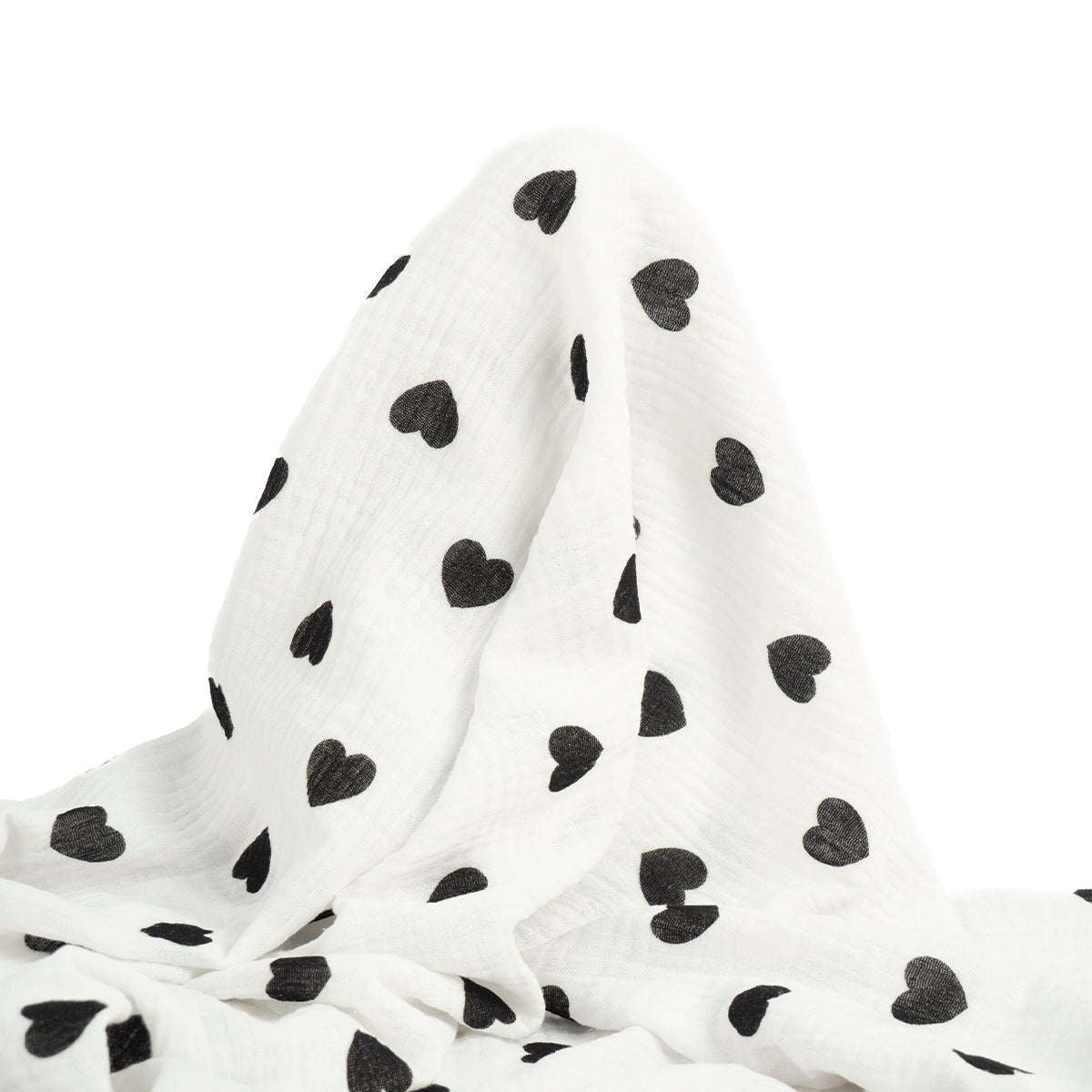 BABY COTTON INFANTIL BLANCO BRILLANTE CORAZONES GRANDES