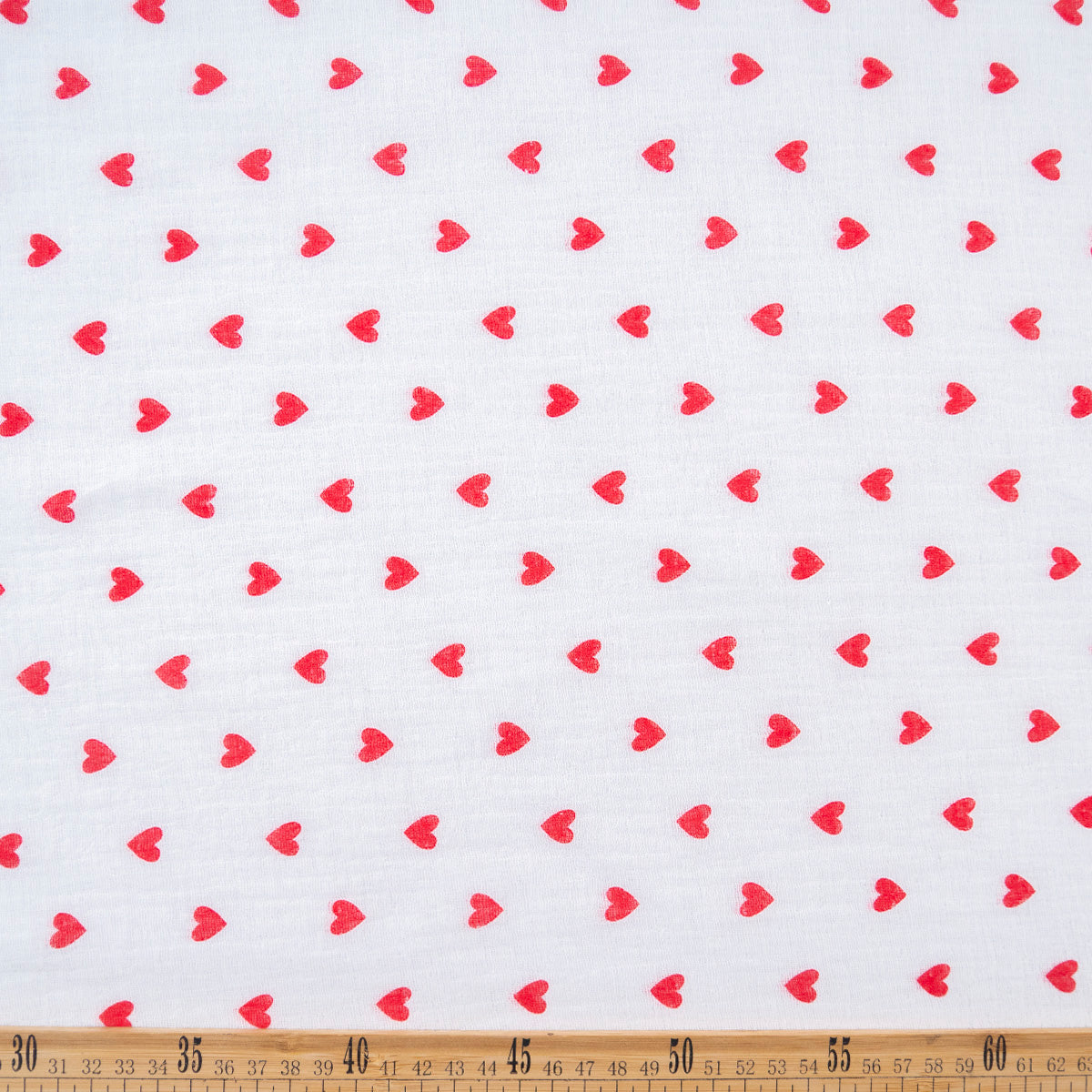 BABY COTTON INFANTIL BLANCO BRILLANTE CORAZONES ROJOS