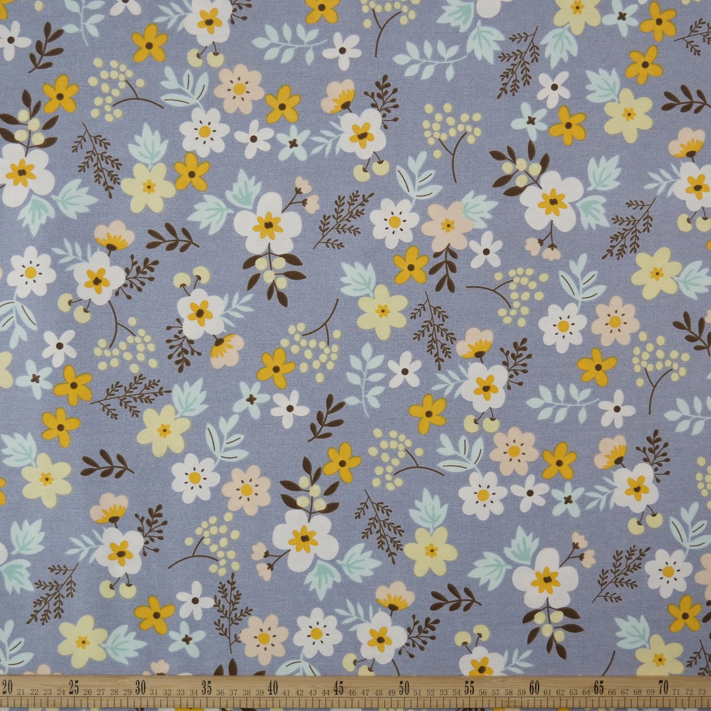 PERCAL 320 HILOS ESTAMPADA GRIS ALLOY FLORAL PEQUEÑO