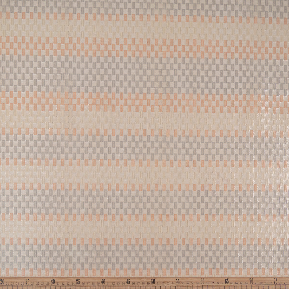 PVC JACQUARD BLANCO PAPIRO GEOMÉTRICO