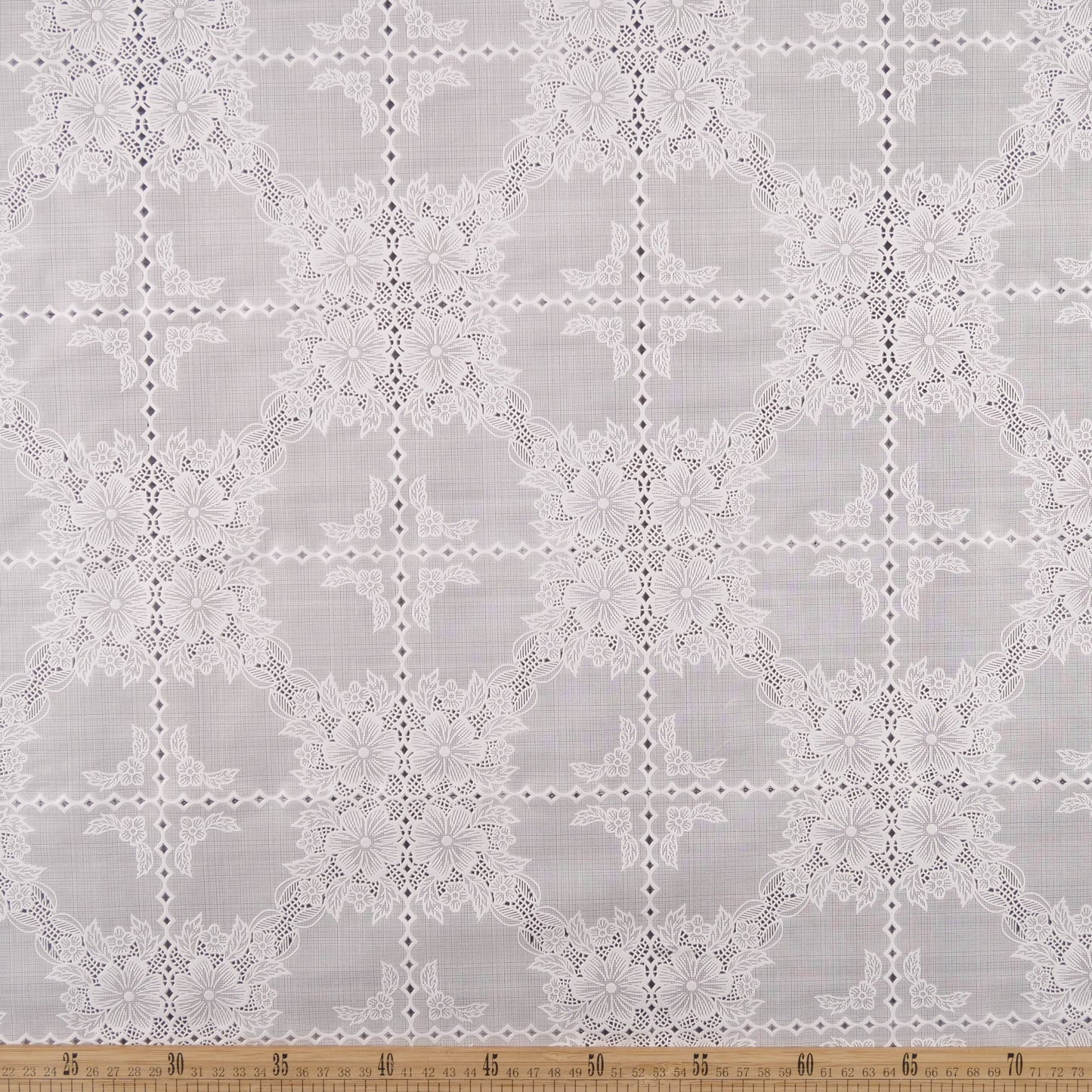 PVC JACQUARD BLANCO BRILLANTE