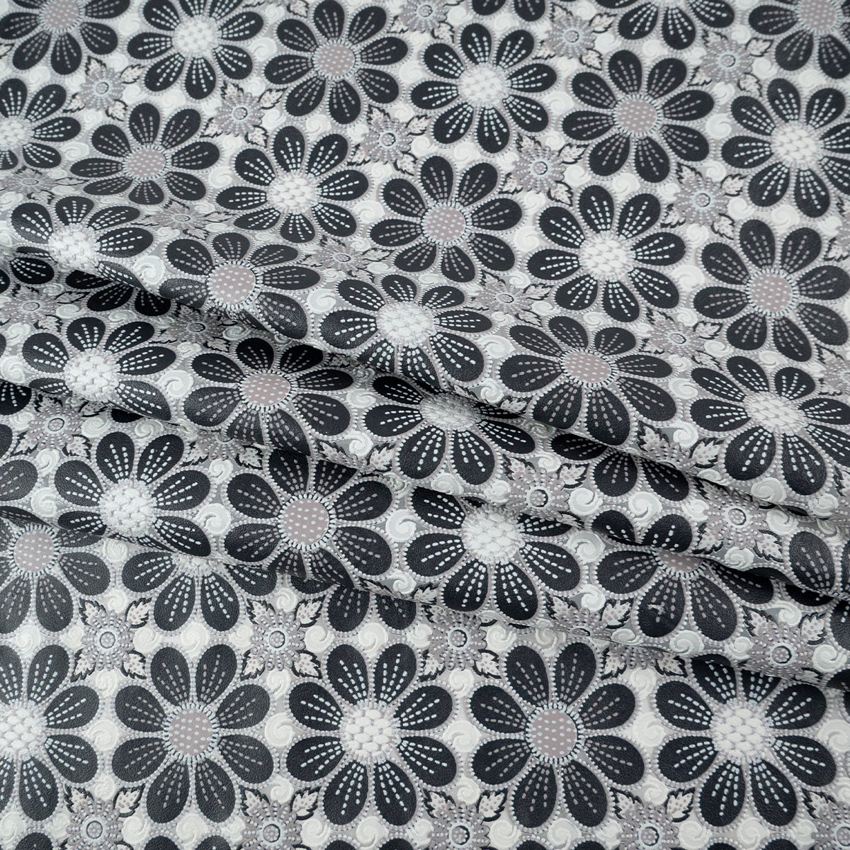 PVC JACQUARD BLANCO BRILLANTE