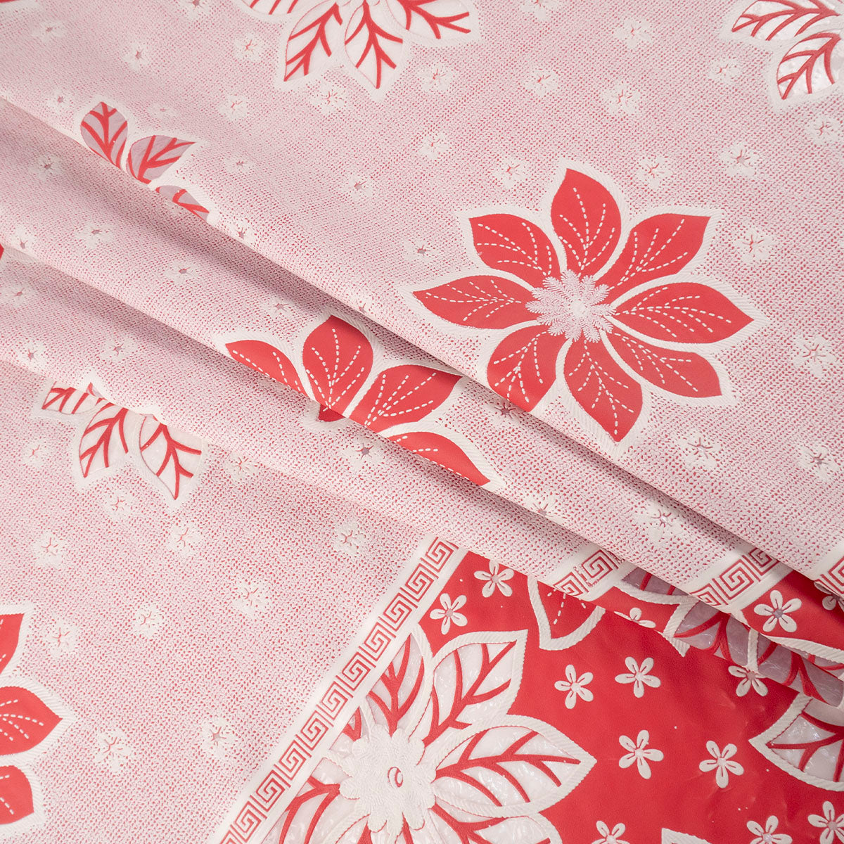 PVC JACQUARD ROJO CARMESI