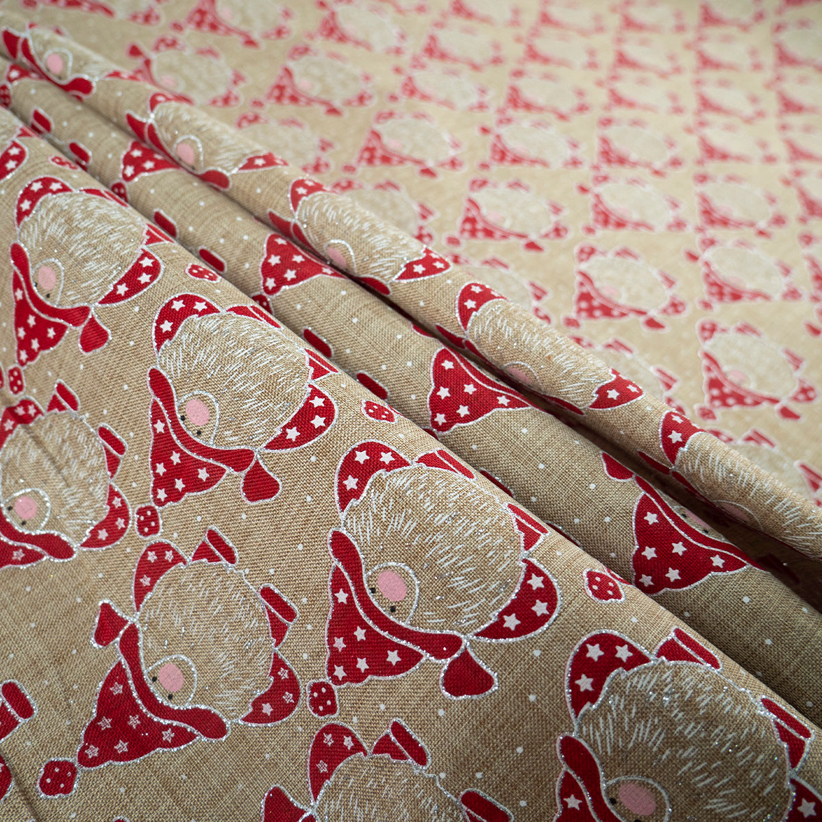 PANAMA NAVIDAD BEIGE SAGE GREEN DUENDE