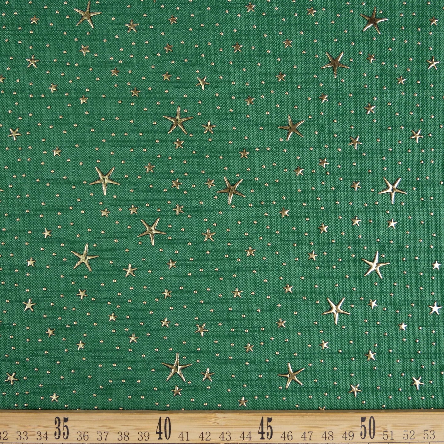 MANTELERIA LINO ESTRELLITAS VERDE VERDANT
