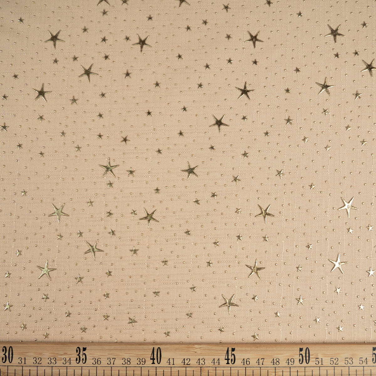 MANTELERIA LINO ESTRELLITAS BEIGE ARENA WARM