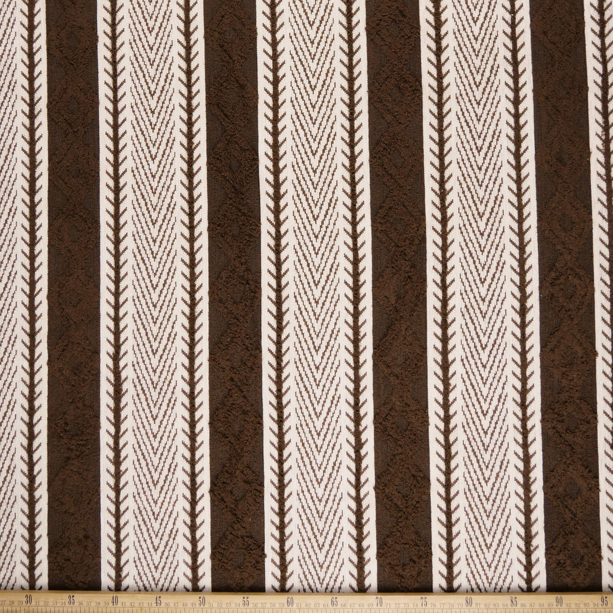 JACQUARD TAPICERIA MARRON MACETA