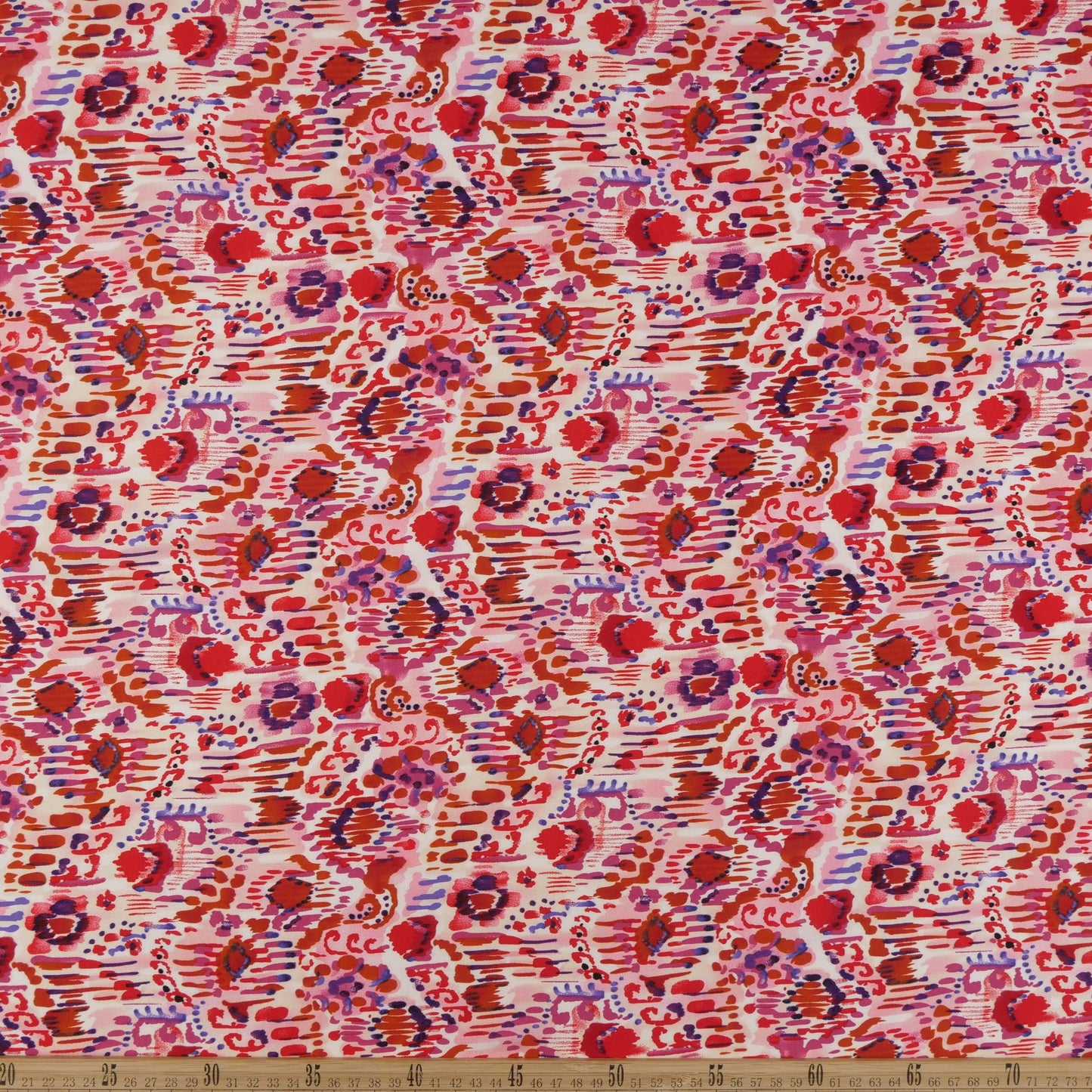 FIBRANA ESTAMPADA ROSA ORQUIDEA ABORIGEN