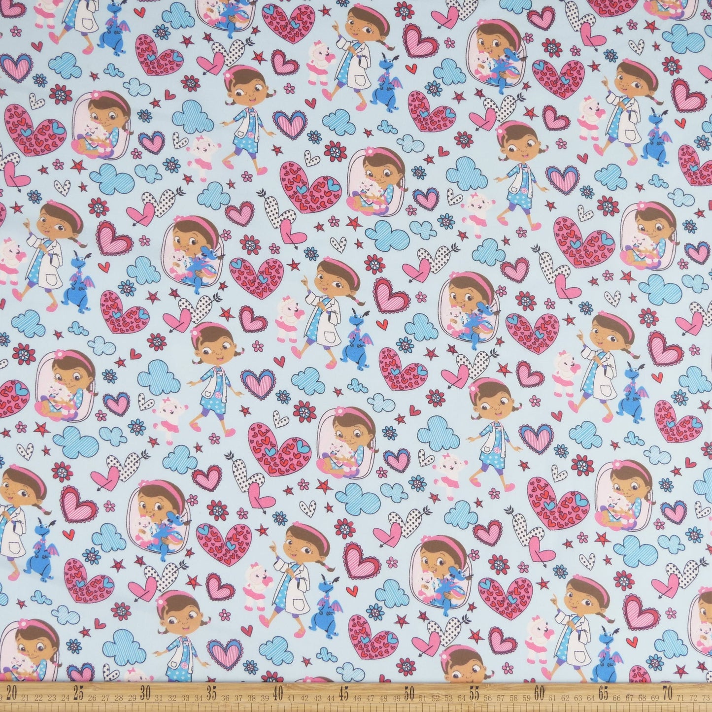POPLIN TC ESTAMPADO AZUL VISTA