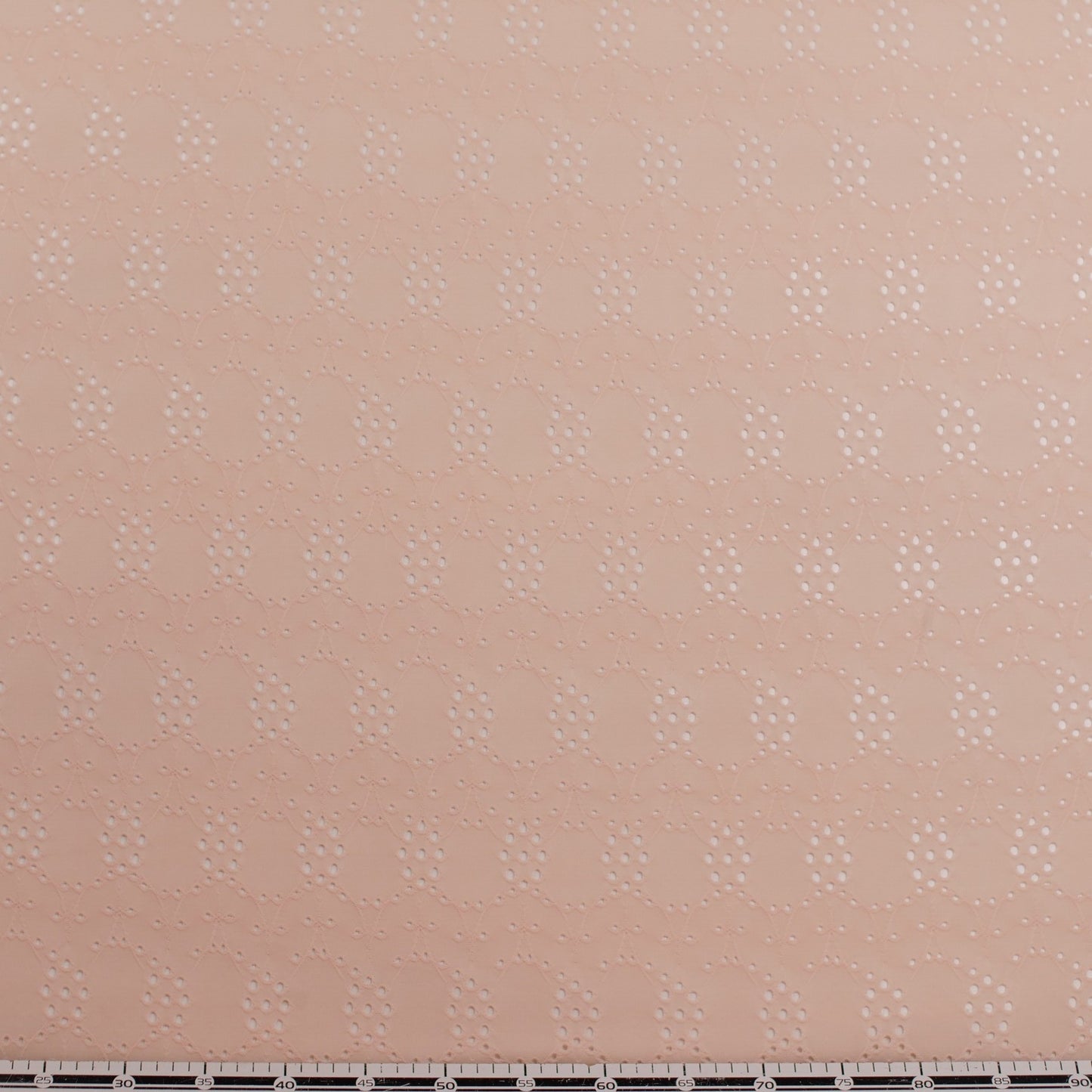 BRODERIE SPANDEX ROSA DURAZNO CANASTA FLORAL