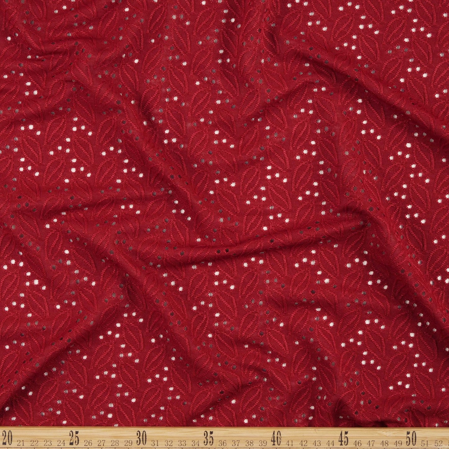 BRODERIE SPANDEX ROJO VIKINGO